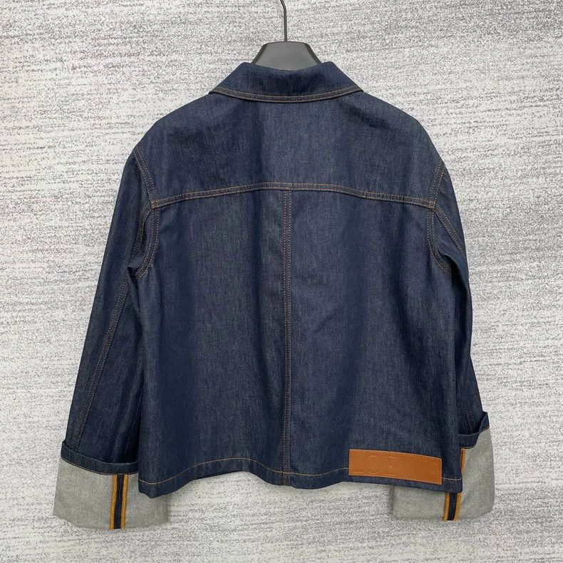 Loewe LOEWE Blue rolled cuff denim jacket Size XS / US 0-2 / IT 36-38 - 3 Thumbnail