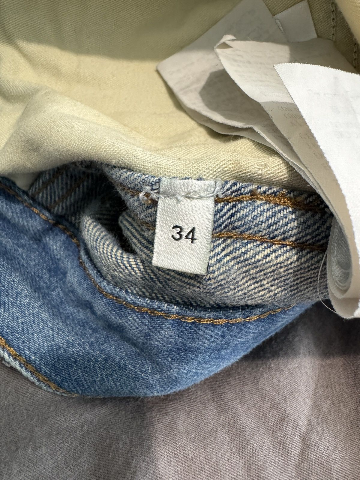 Gucci GUCCI Symbol Denim Jeans Men's Lot 53 Size US 34 / EU 50 - 20 Thumbnail