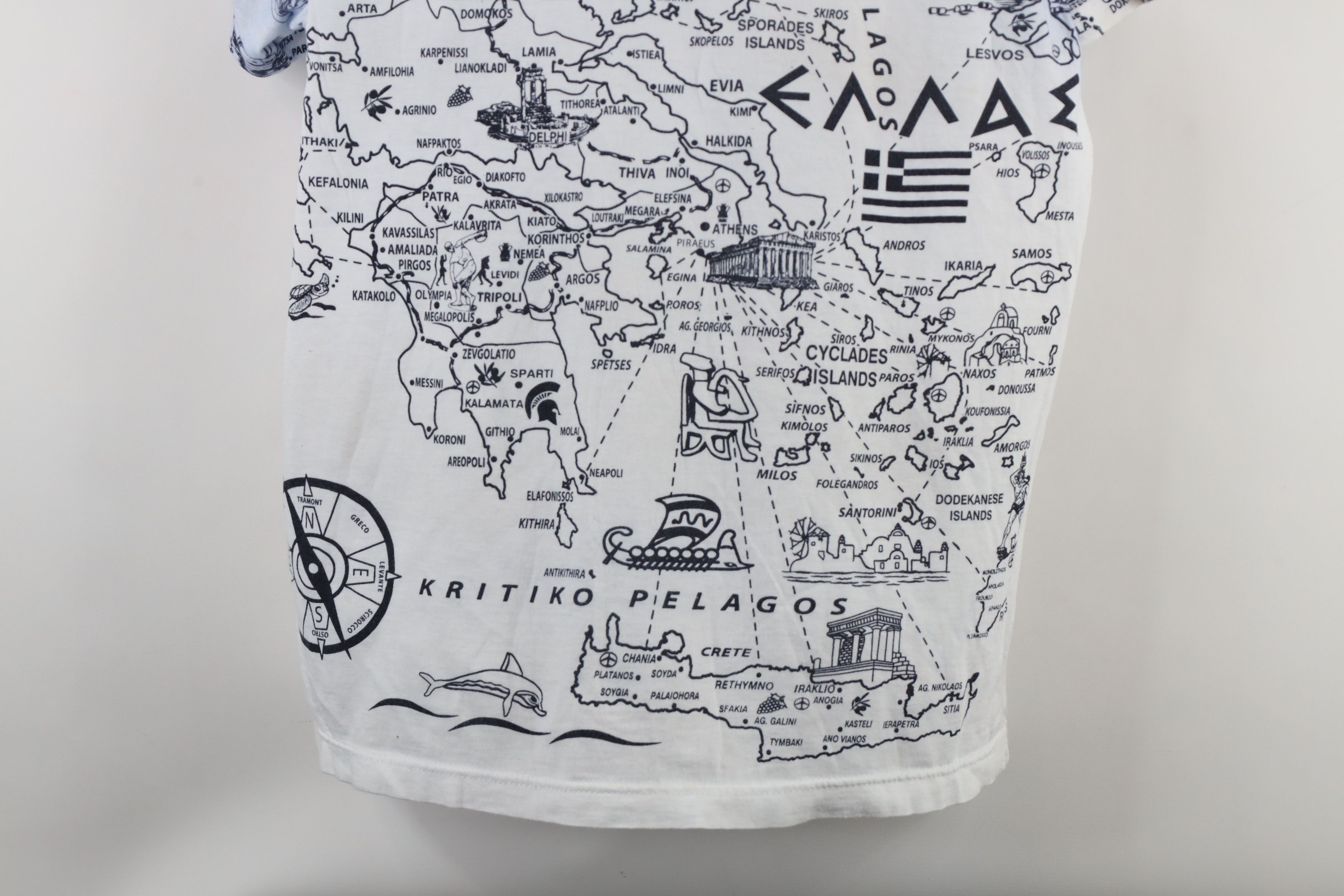 Vintage Vintage 90s Streetwear All Over Print Short Sleeve T-Shirt Size US L / EU 52-54 / 3 - 3 Thumbnail