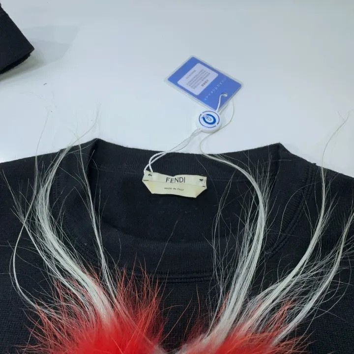 Fendi Fendi Little Devil Embroidered Sweater for Women -2507 Size S / US 4 / IT 40 - 6 Thumbnail