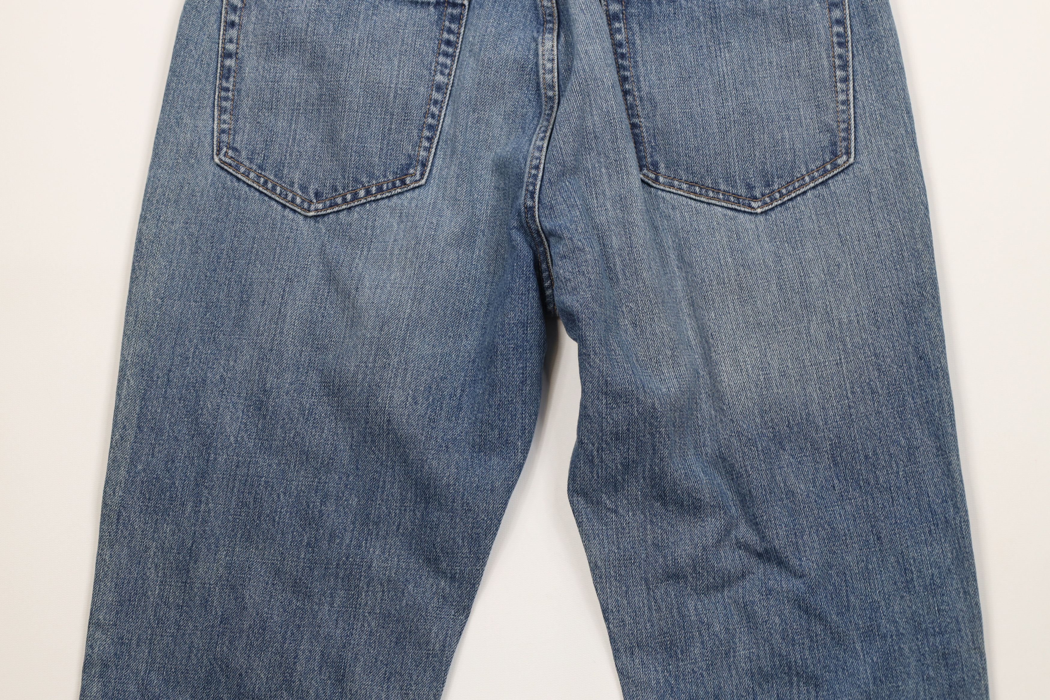 J.Crew J Crew Faded Skinny Leg The Driggs Denim Jeans Blue Cotton Size US 32 / EU 48 - 11 Thumbnail