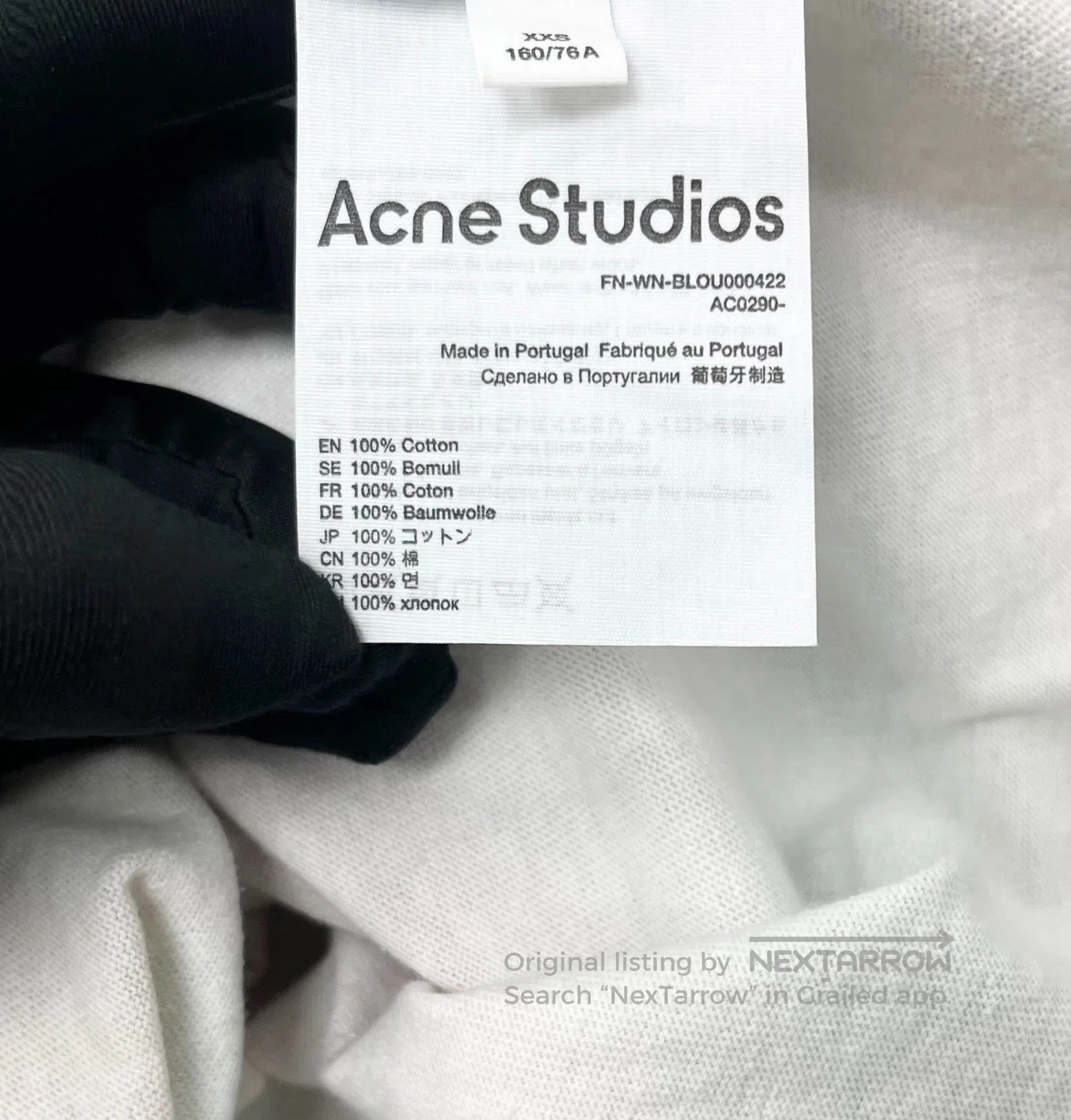 Acne Studios acne studios neon striped long sleeve polo. Size US XXS / EU 40 - 3 Thumbnail