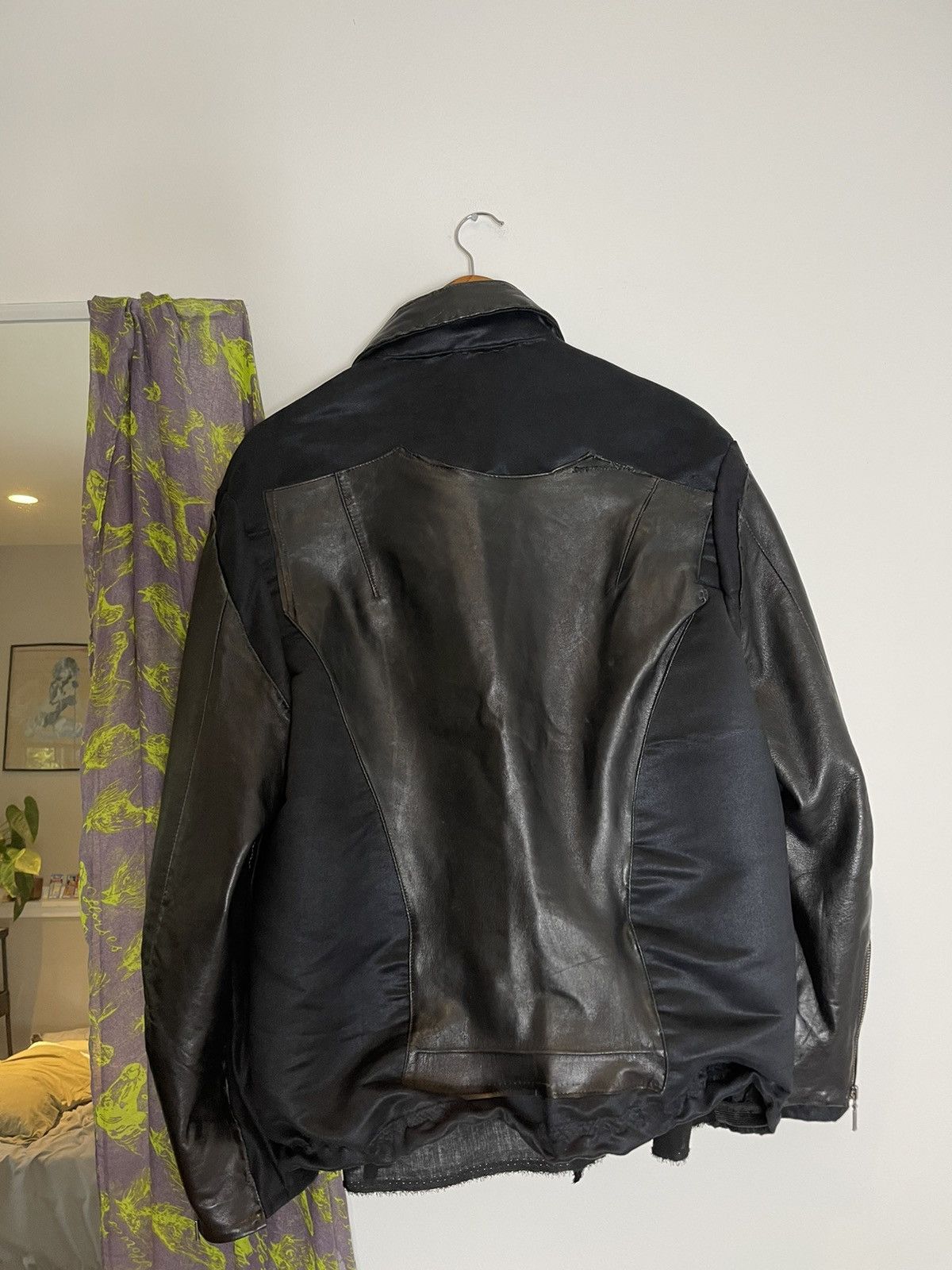 Chorley × Handmade Chorley AW Deconstructed Leather Biker Jacket Layered Size US L / EU 52-54 / 3 - 6 Thumbnail