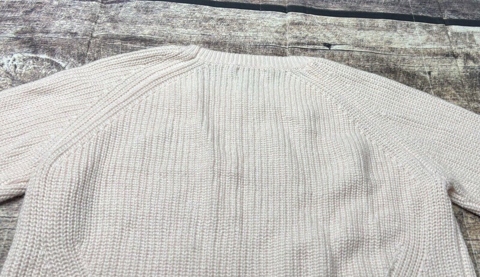 Aquascutum Aqua Sweater Women's XS Cotton Mohair Blend Pullover Pink Size XS / US 0-2 / IT 36-38 - 6 Thumbnail