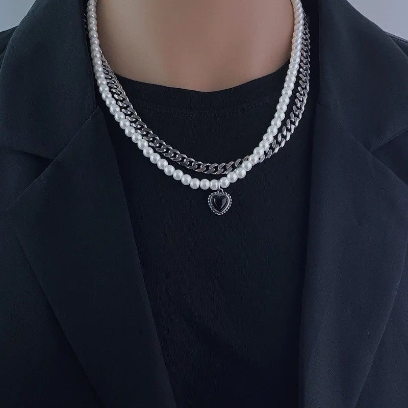 Jewelry Double Layer Choker Chain Size ONE SIZE - 1 Thumbnail