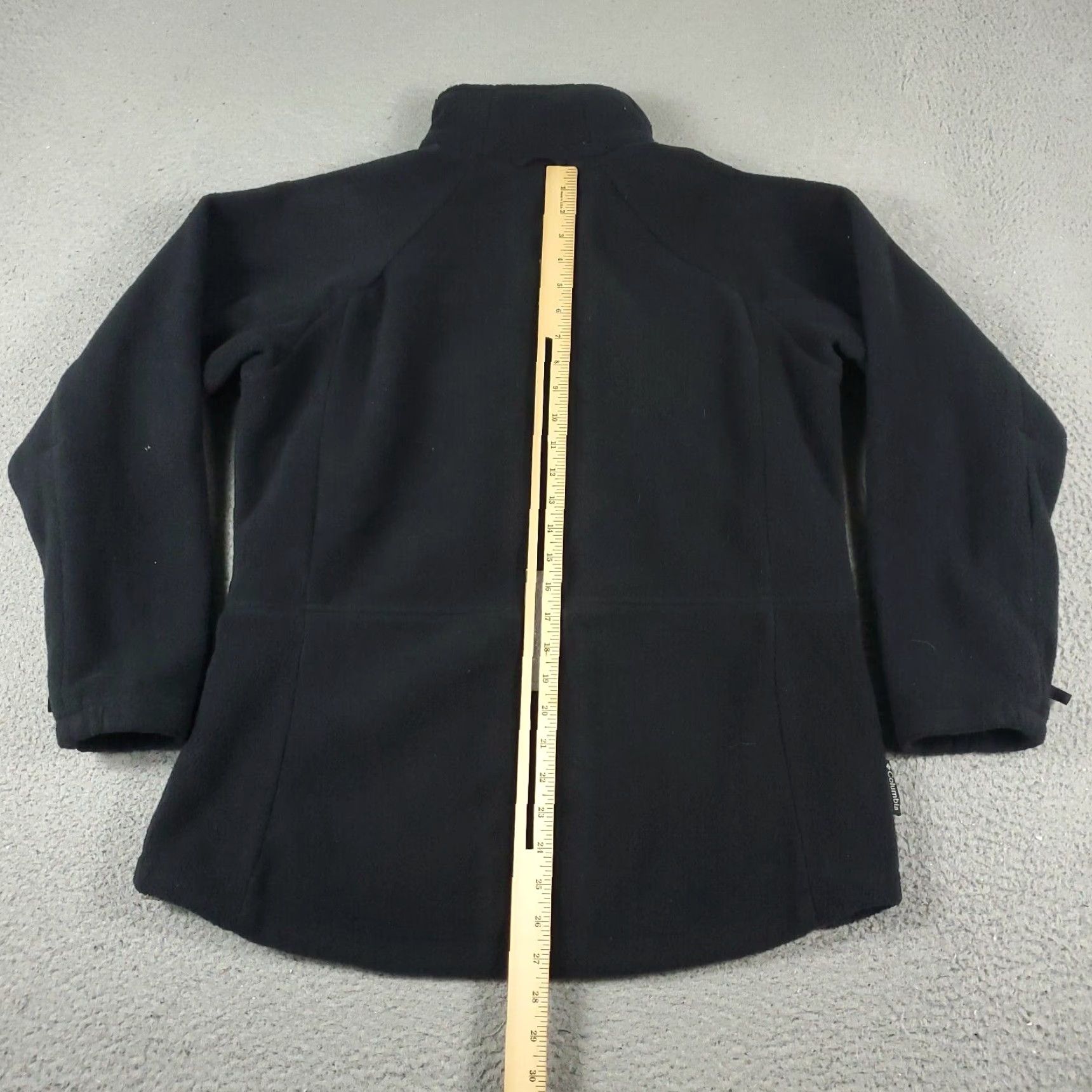 Vintage Columbia Jacket Womens Large Black Fleece Full Zip Up Sweater Sweatshirt Size L / US 10 / IT 46 - 6 Thumbnail