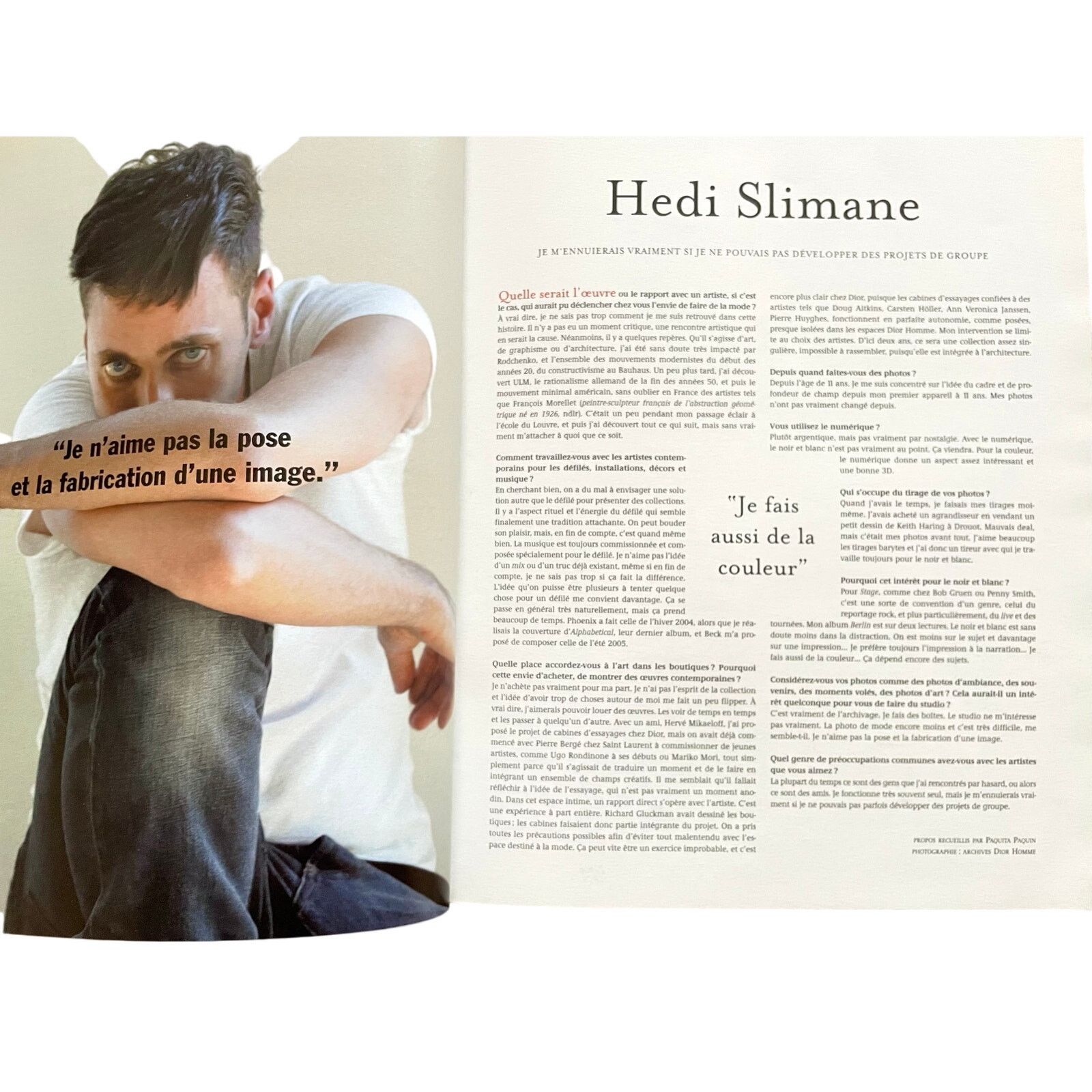 Hedi Slimane × Jean Paul Gaultier × Karl Lagerfeld Art Fashion Magazine ft Hedi Slimane Karl Lagerfeld & more Size ONE SIZE - 3 Thumbnail