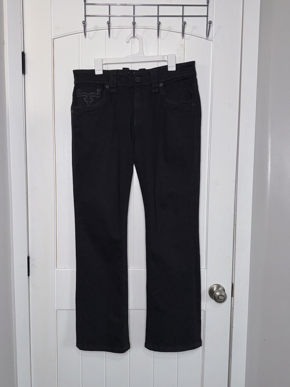 Rock Revival Rock Revival Arther B200R Boot Cut Jeans Size/33 Black Size US 33 - 1 Thumbnail