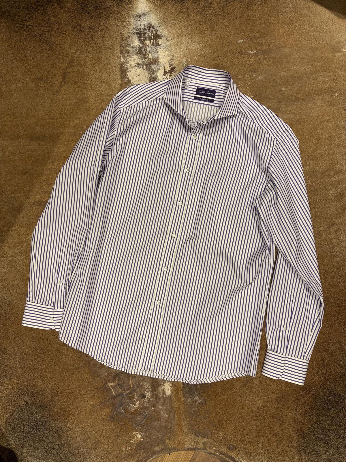 Polo Ralph Lauren Ralph Lauren Purple Label “Tailored Fit” Shirt Size US XL / EU 56 / 4 - 1 Thumbnail
