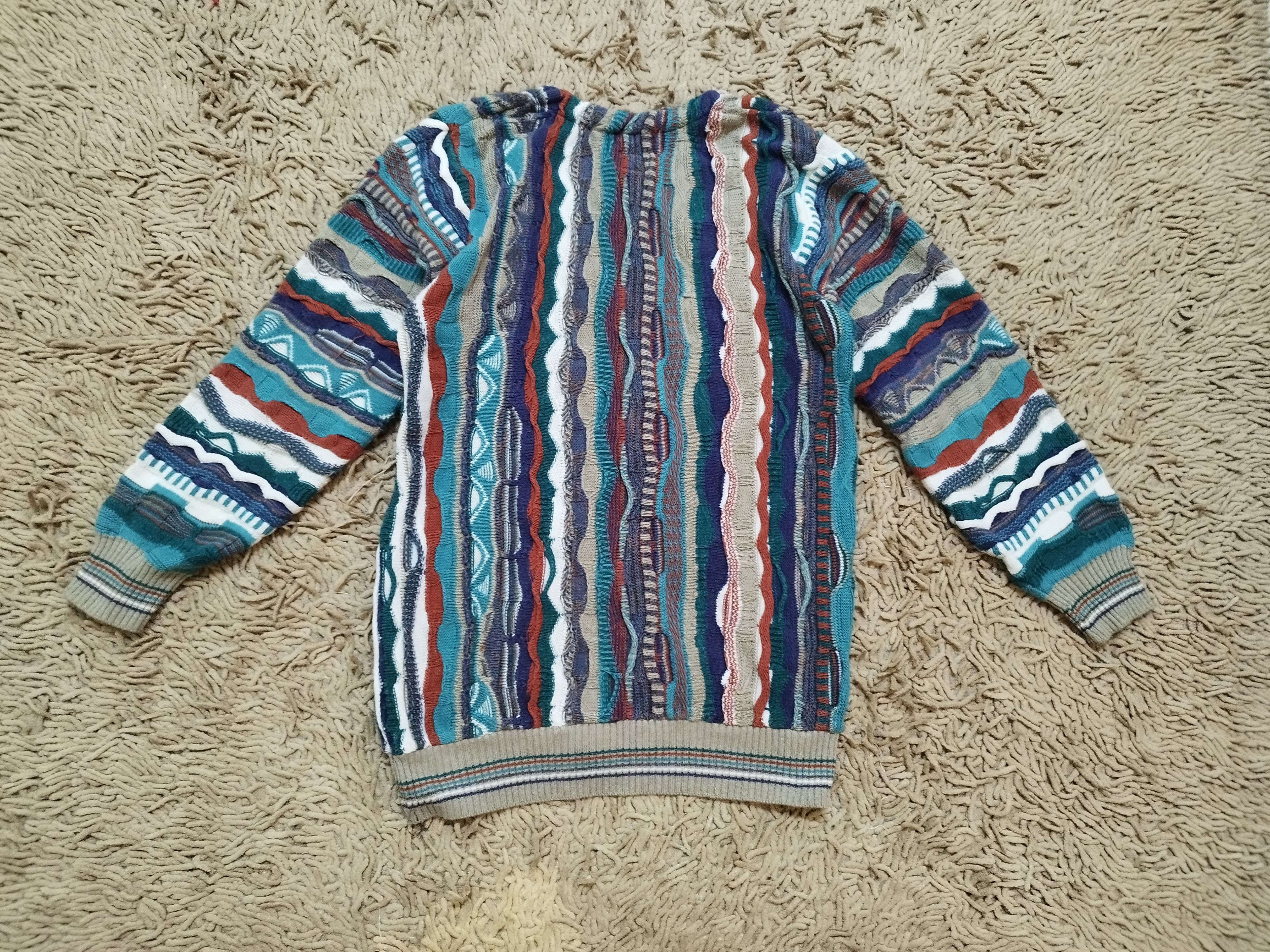 Coogi Urban Renewal One-Of-A-Kind Inspired Coogi Cardigan style Size US M / EU 48-50 / 2 - 7 Thumbnail