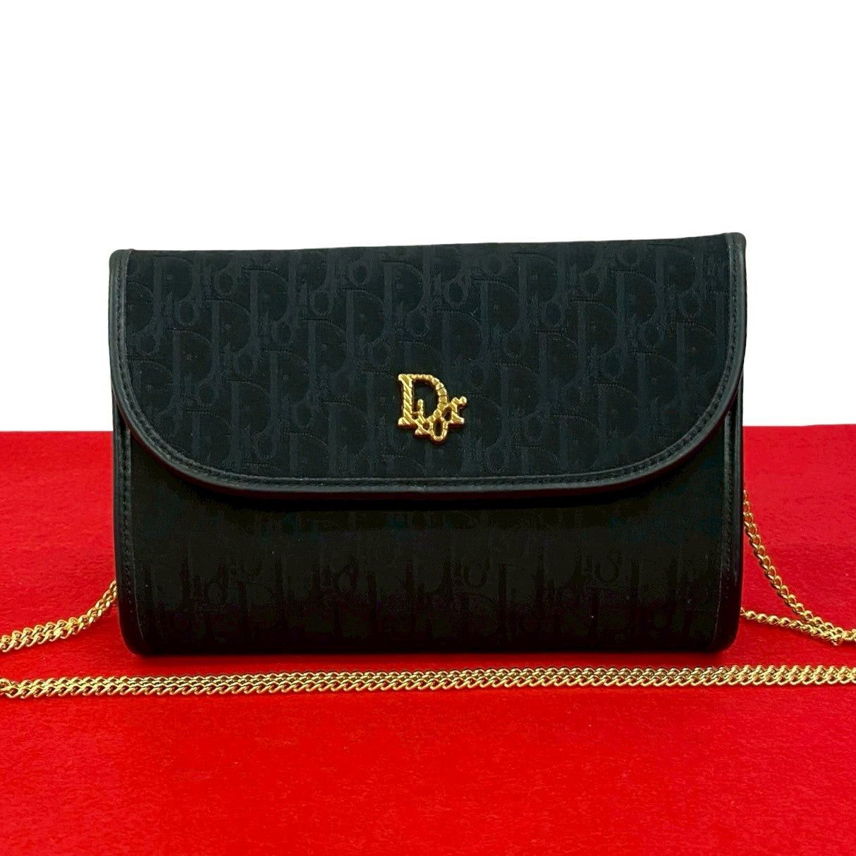 Dior Dior Shoulder Bag Black Cotton Size ONE SIZE - 1 Thumbnail