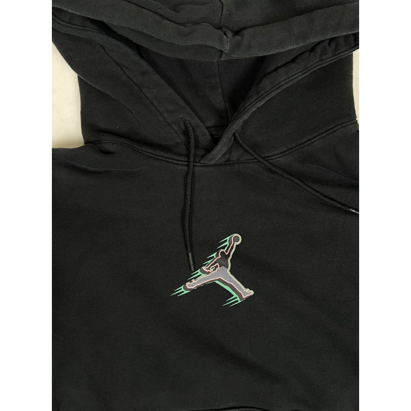 Jordan Brand Jordan Hoodie Mens XL Black Panther Graphic Jumpman Pullover Sweatshirt Cat Panther Logo Pockets Hooded Fleece All Seasons Sports Size US XL / EU 56 / 4 - 4 Thumbnail