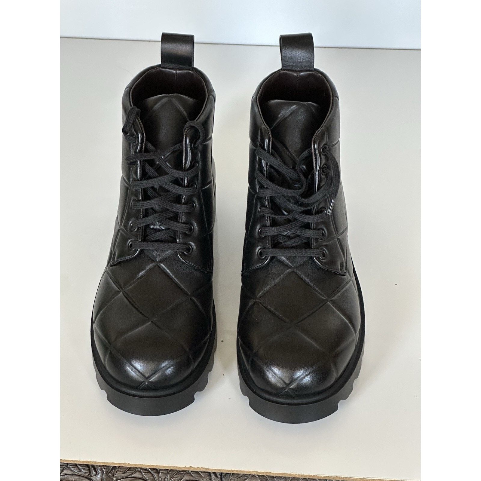 Bottega Veneta Bottega Veneta Padded Leather Lace-up Ankle Boots 10 708999 Size US 10 / EU 43 - 14 Thumbnail