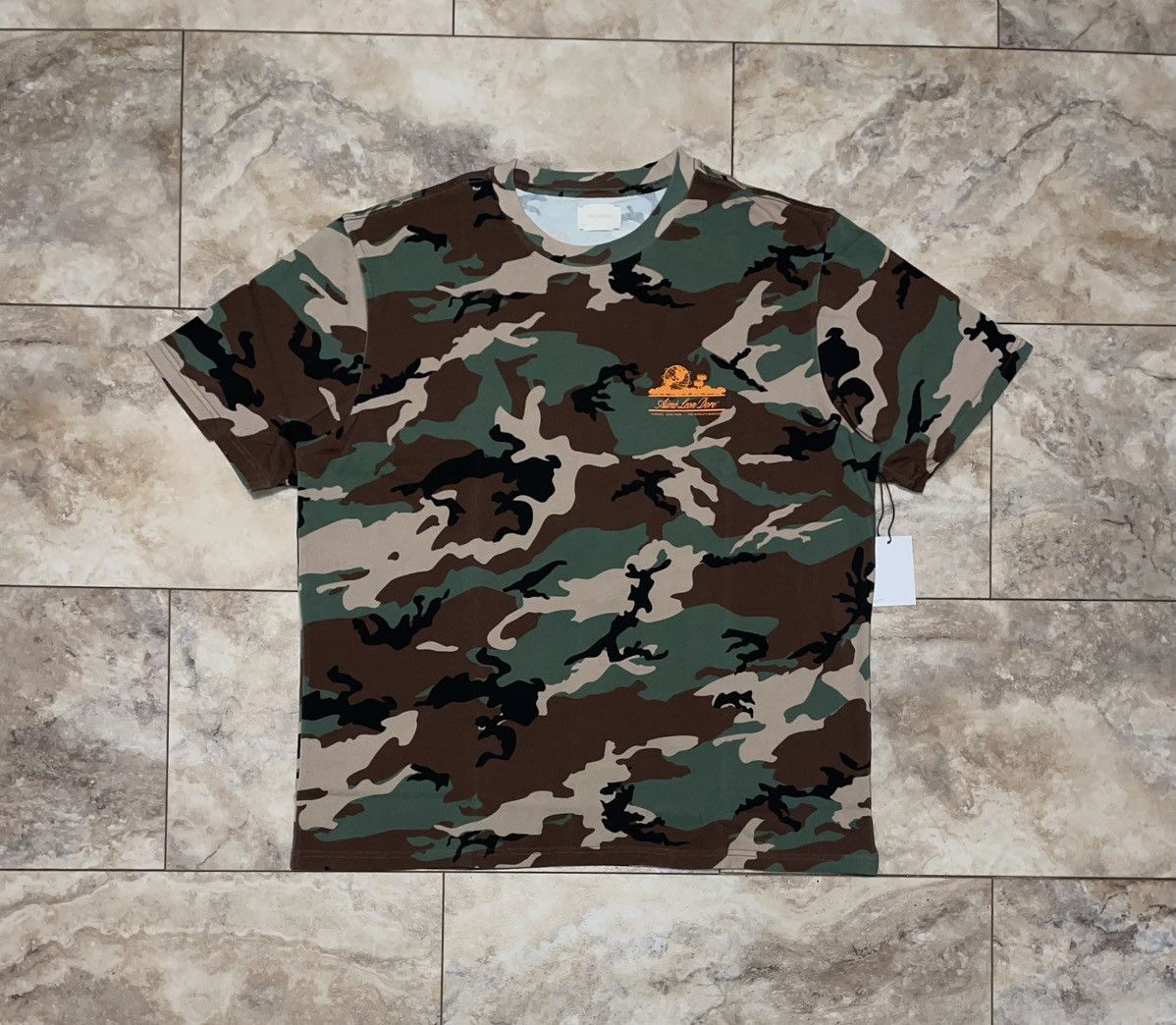 Aimé Leon Dore Unisphere Camo T-Shirt Size XXL Brand New