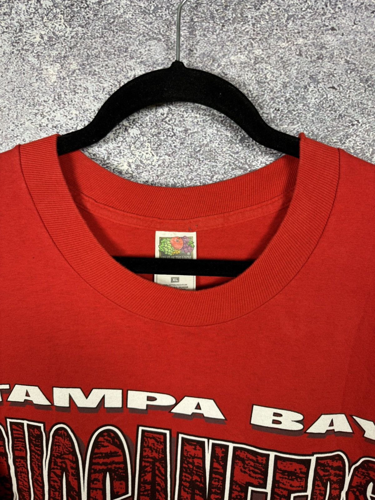 NHL 00’s Vibtage Tampa Bay Buccaneers Red T Shirt Merchandise Size US XL / EU 56 / 4 - 6 Thumbnail