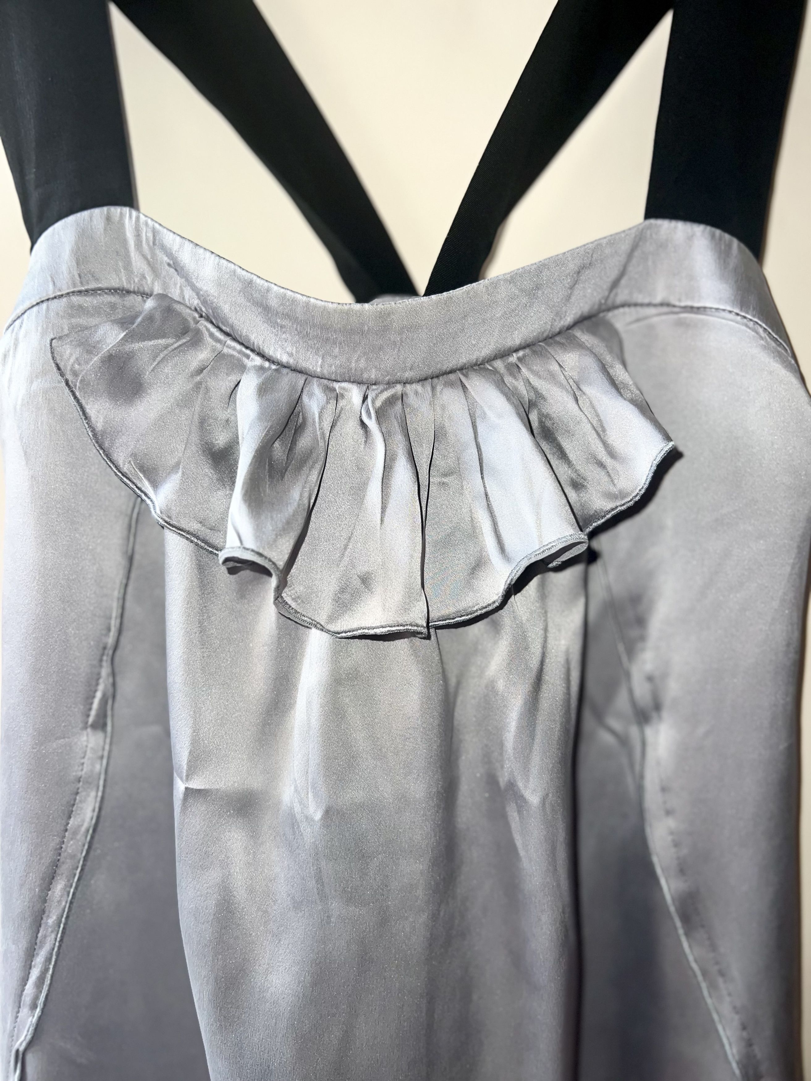 Miu Miu Miu miu silver metallic slip dress Size S / US 4 / IT 40 - 5 Thumbnail