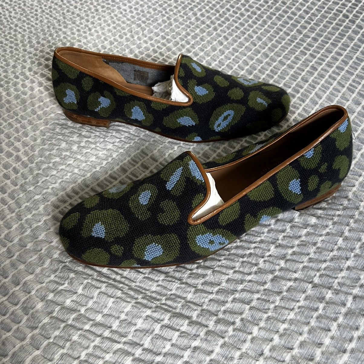Stubbs & Wootton Stubbs & Wootton Needlepoint Slipper Size US 13 / EU 46 - 3 Thumbnail