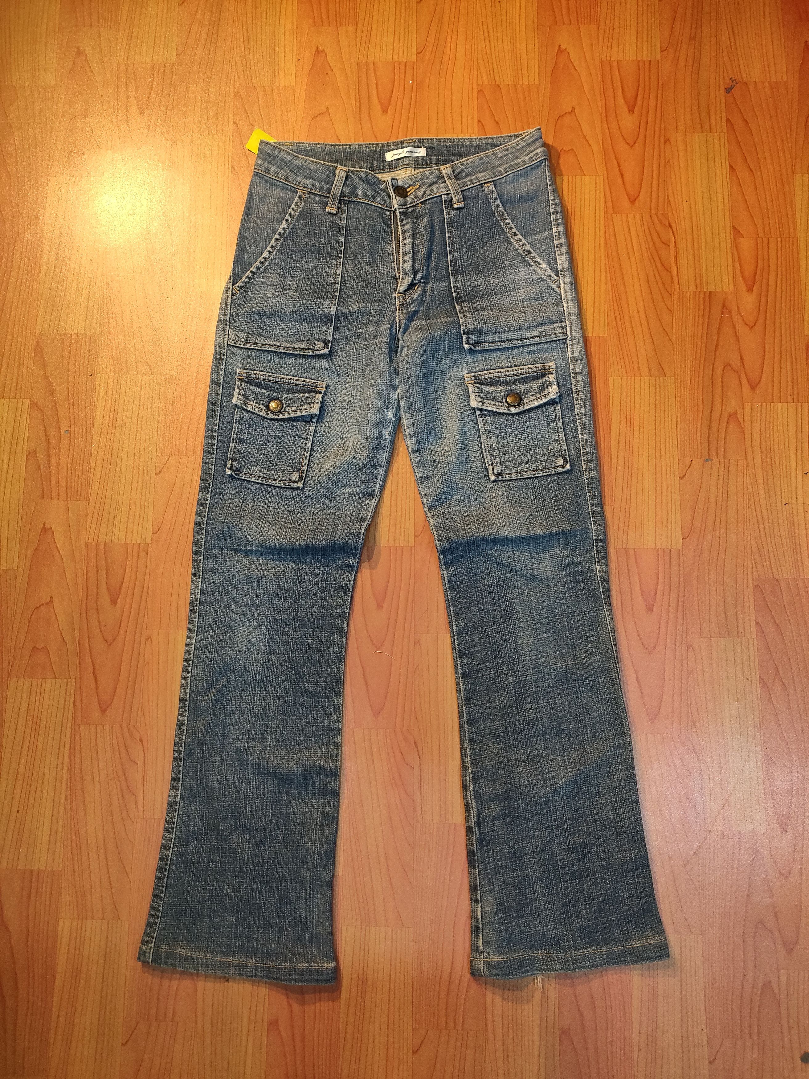 If Six Was Nine × Jungles Jungle Gamsing Bushpants Flare Jeans Size US 27 - 1 Thumbnail