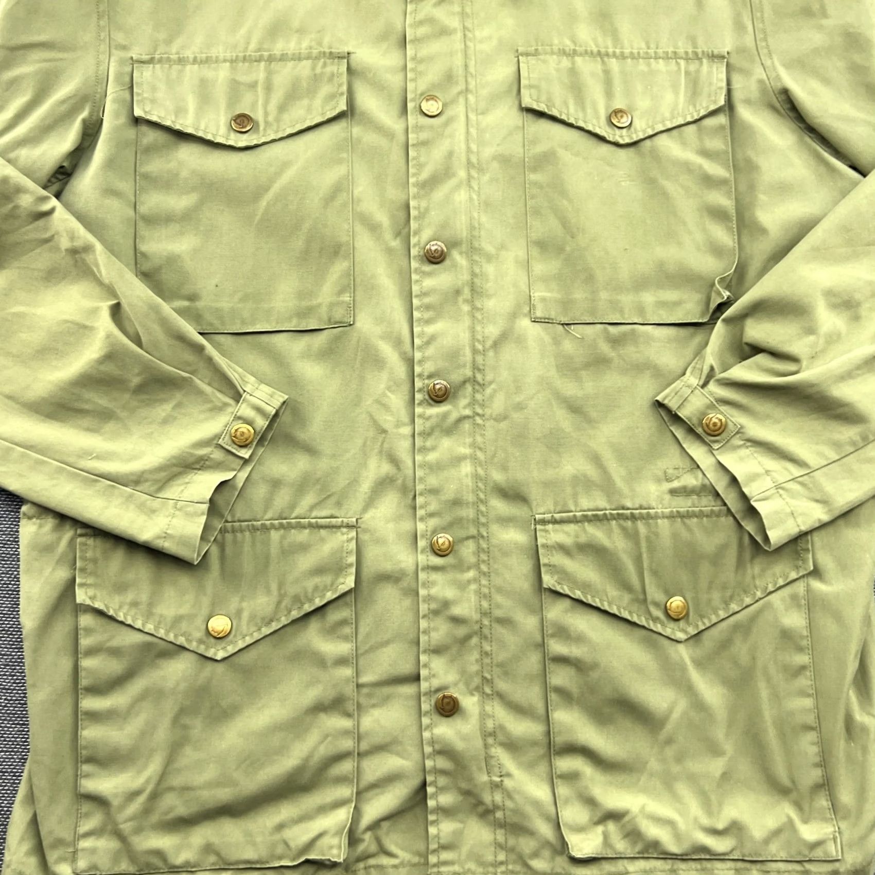 Vintage VINTAGE Fjallraven Raven Jacket Size 54 Green Hooded G-1000 Pockets Mens Size US L / EU 52-54 / 3 - 4 Thumbnail
