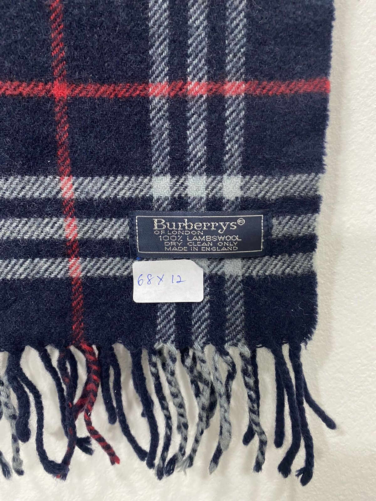 Burberry 💥VINTAGE Burberry London Muffler England Nova Check scarf Size ONE SIZE - 3 Thumbnail