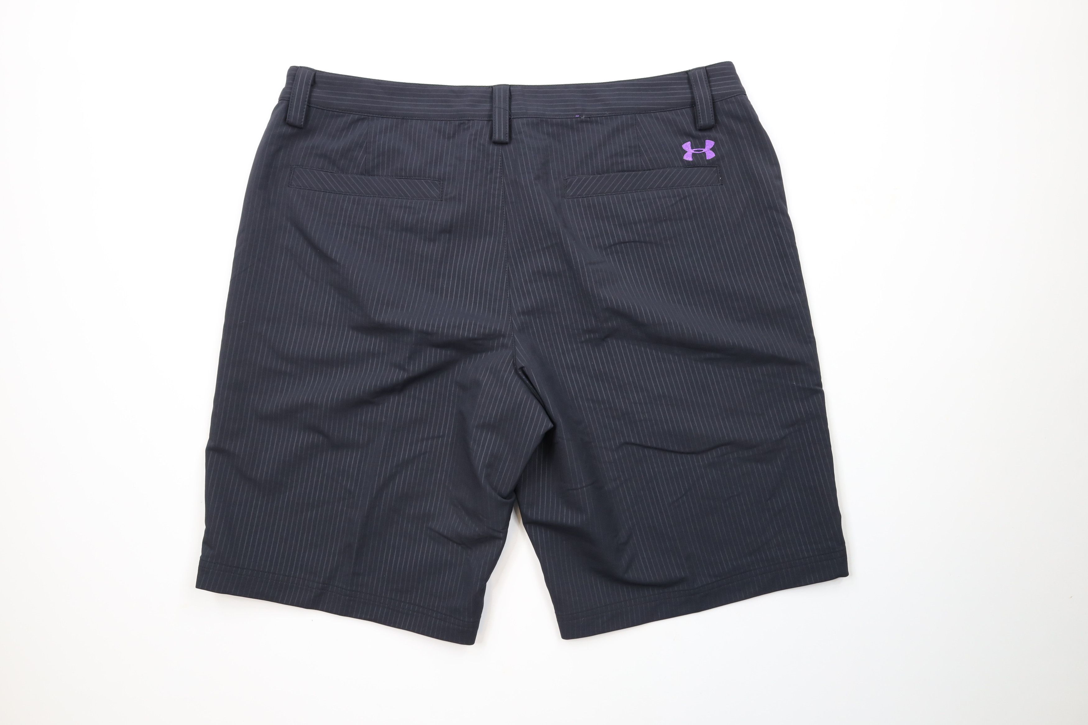 Under Armour × Vintage Under Armour Stretch Golfing Golf Chino Shorts Black Size US 38 / EU 54 - 8 Thumbnail