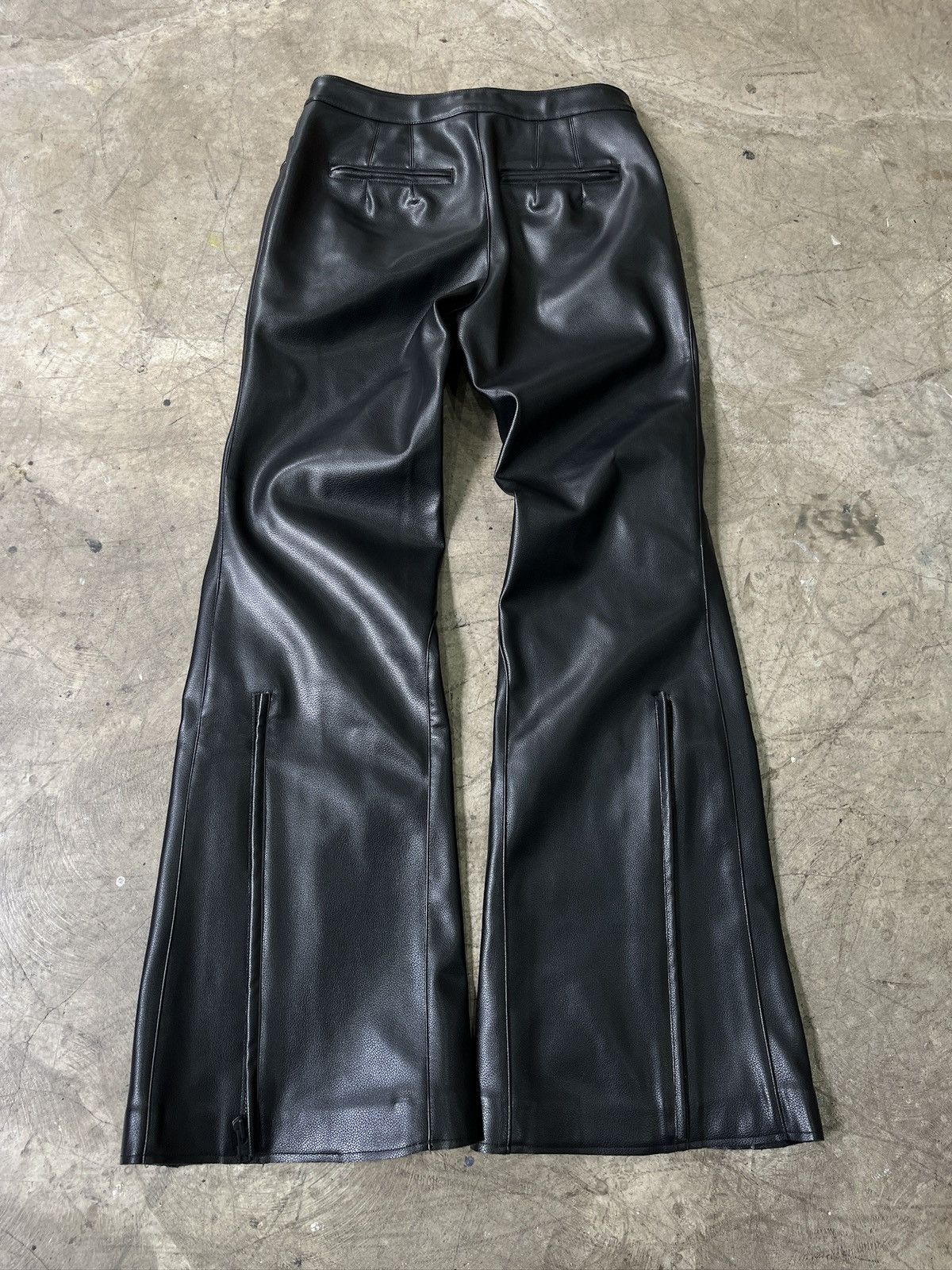 Other KHY Faux Leather Wide Leg Pants (unisex) Size US 31 - 11 Thumbnail