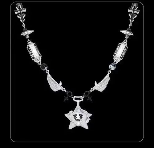 Jewelry Wings Stitching Star Necklace Size ONE SIZE - 2 Thumbnail