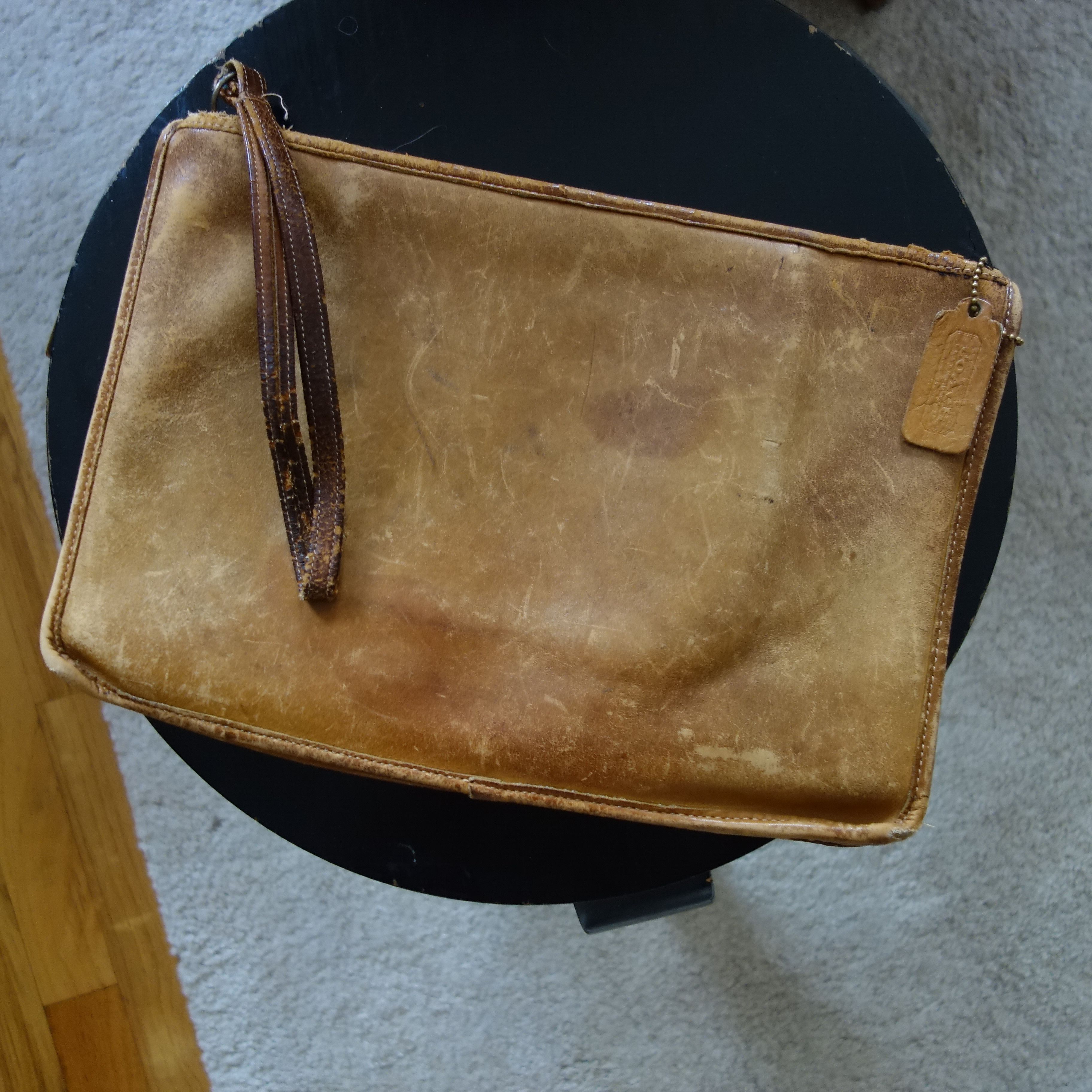 Coach × Vintage vintage distressed Coach usa made Leather Pouch Size ONE SIZE - 8 Thumbnail