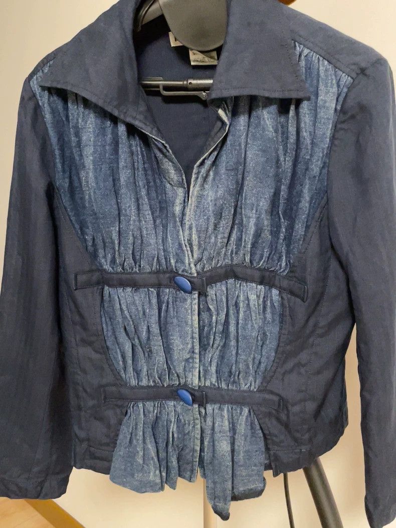 Issey Miyake issey miyake A thin denim jacket Size US M / EU 48-50 / 2 - 1 Thumbnail