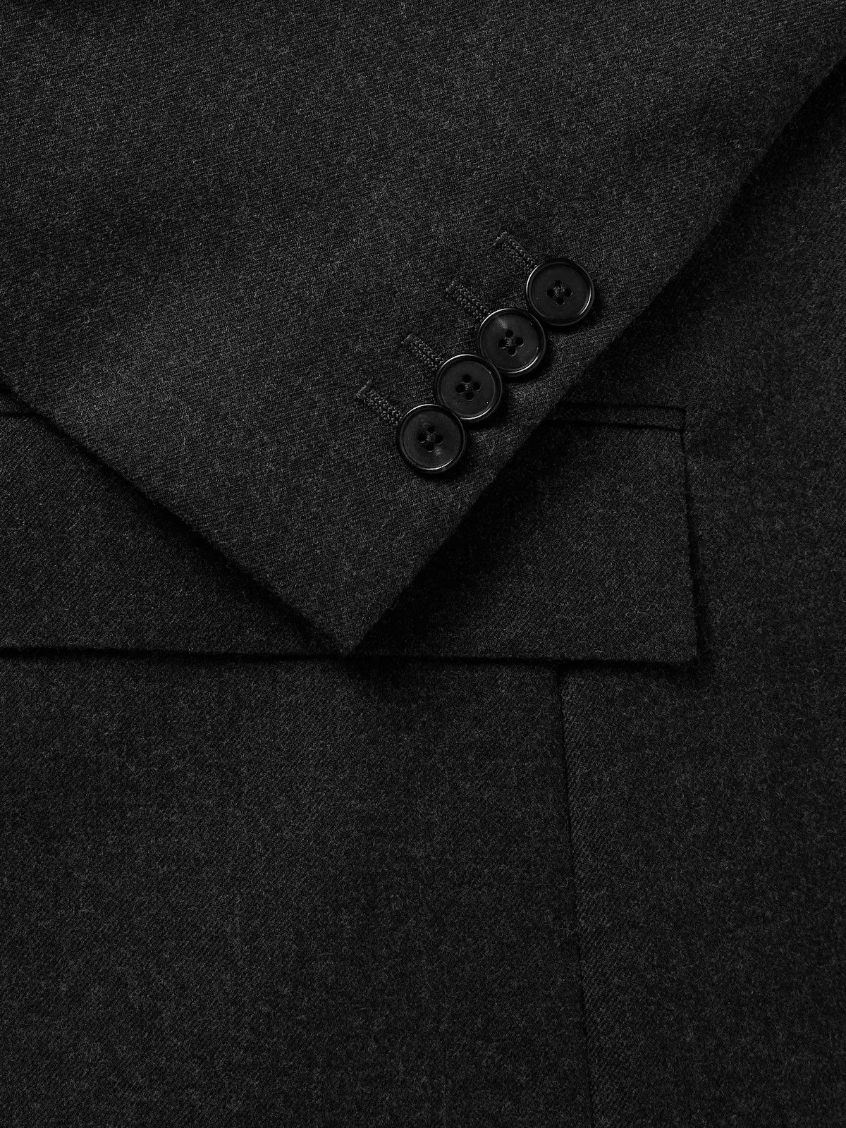 Givenchy Givenchy Wool Cashmere Black Suit Slim Blazer $2498 Size 34S - 5 Thumbnail