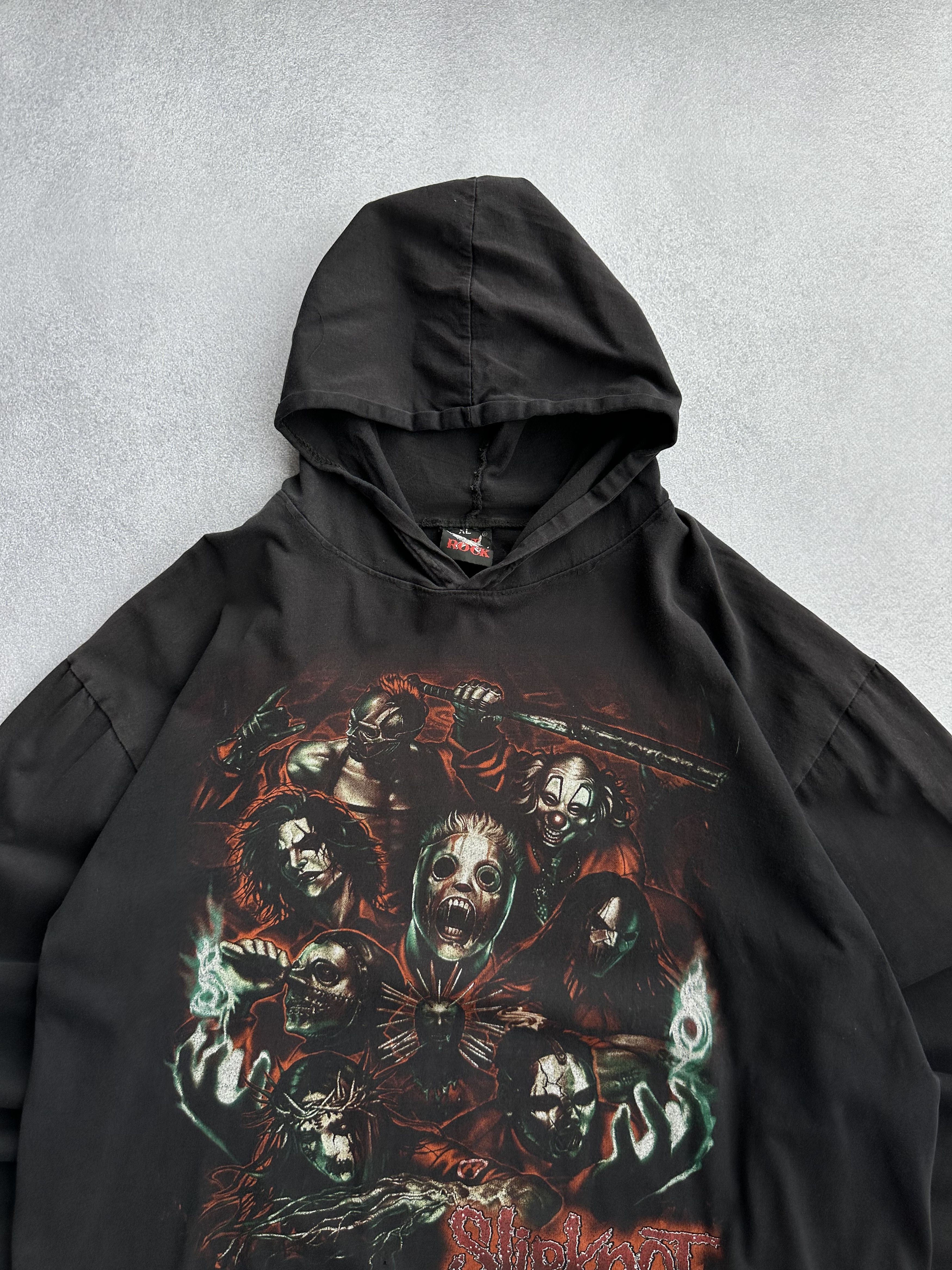 Band Tees × Vintage Vintage Slipknot Rock Band Light Hoodie Size US XL / EU 56 / 4 - 4 Thumbnail