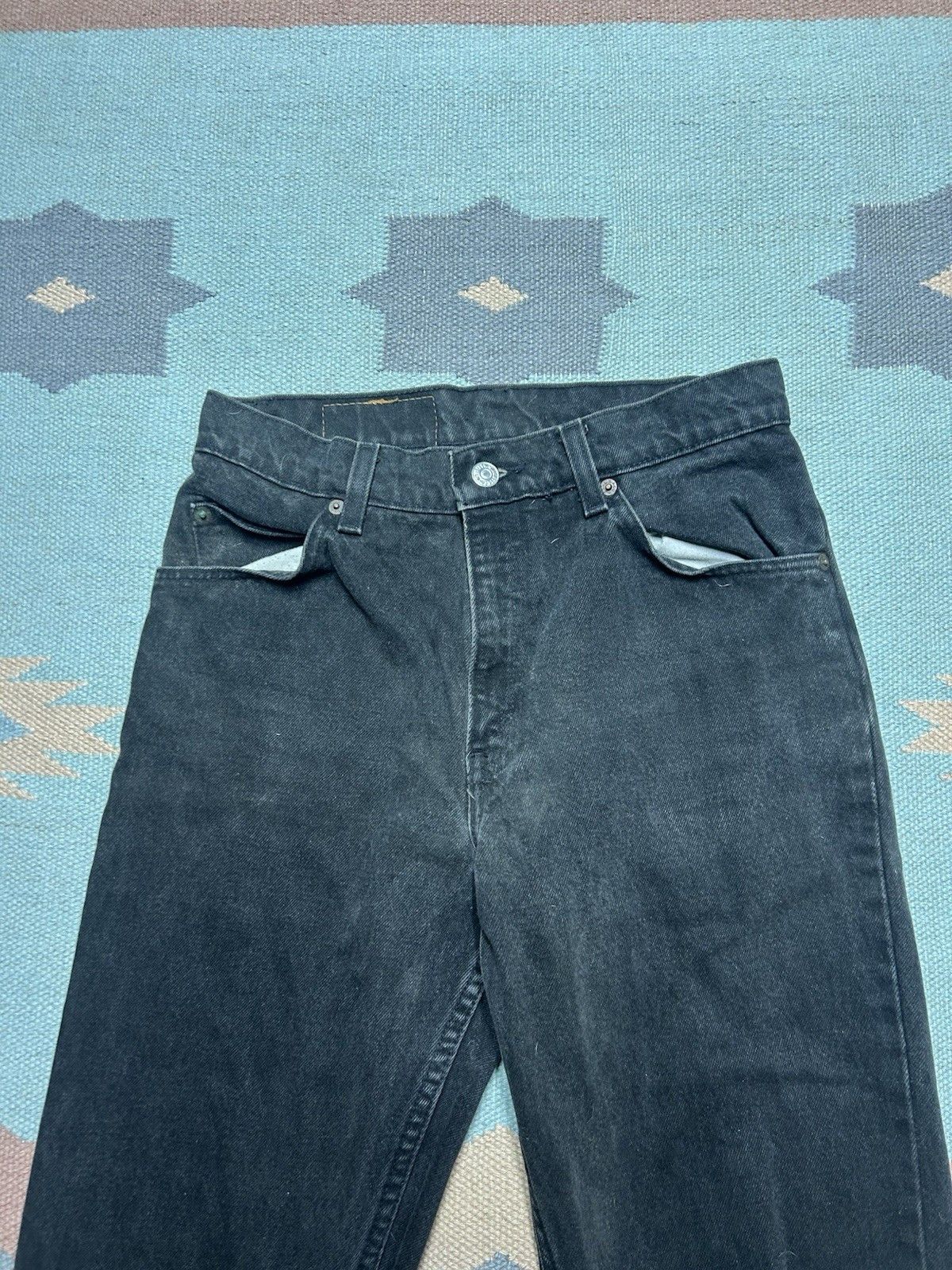 Vintage Vtg 90s Levis 10950 jeans orange tab skinny tapered 7 28x32 Size 28" / US 6 / IT 42 - 7 Thumbnail