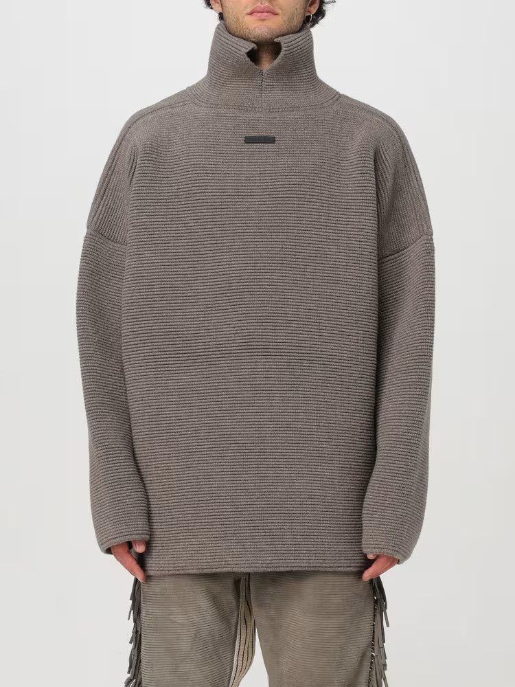 Fear of God o1s22i1n1024 Heavy Ottoman Pullover Sweater in Grey Size US M / EU 48-50 / 2 - 1 Thumbnail