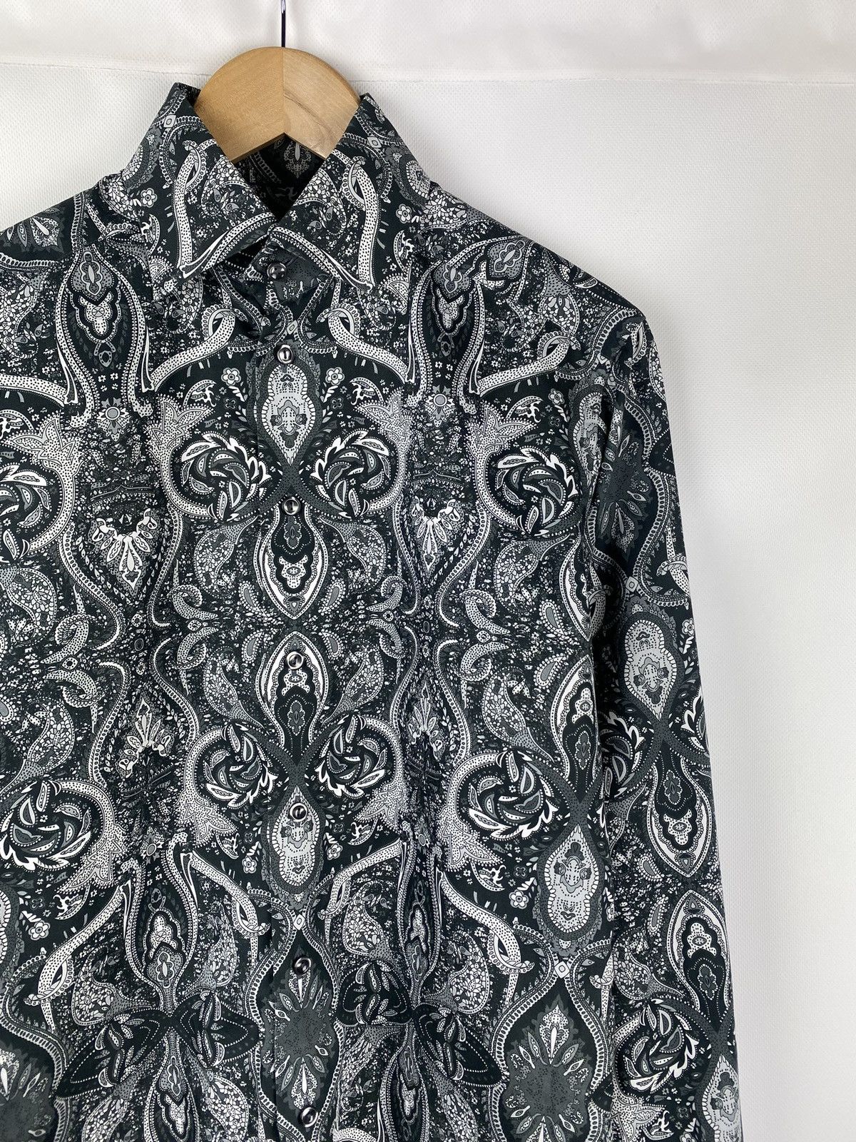 Eton Eton paisley patterned long sleeve button up shirt Slim Size US M / EU 48-50 / 2 - 5 Thumbnail