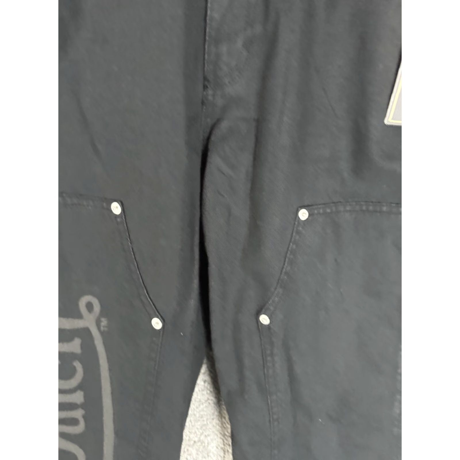 Von Dutch VINTAGE Von Dutch Jeans Mens 30x32 Black Carpenter Workwear Logo Size US 30 / EU 46 - 4 Thumbnail
