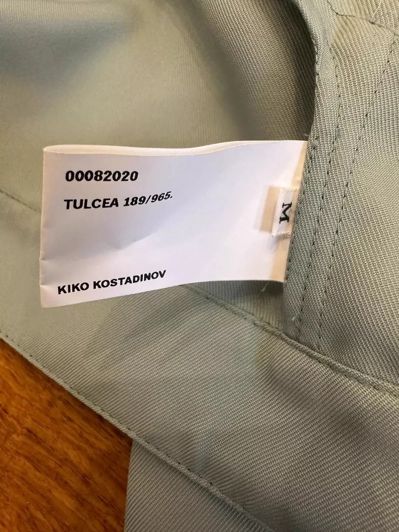 Kiko Kostadinov Kiko Kostadinov 20SS Tulcea High Neck Jacket Blue-Green Pat Size US M / EU 48-50 / 2 - 5 Thumbnail