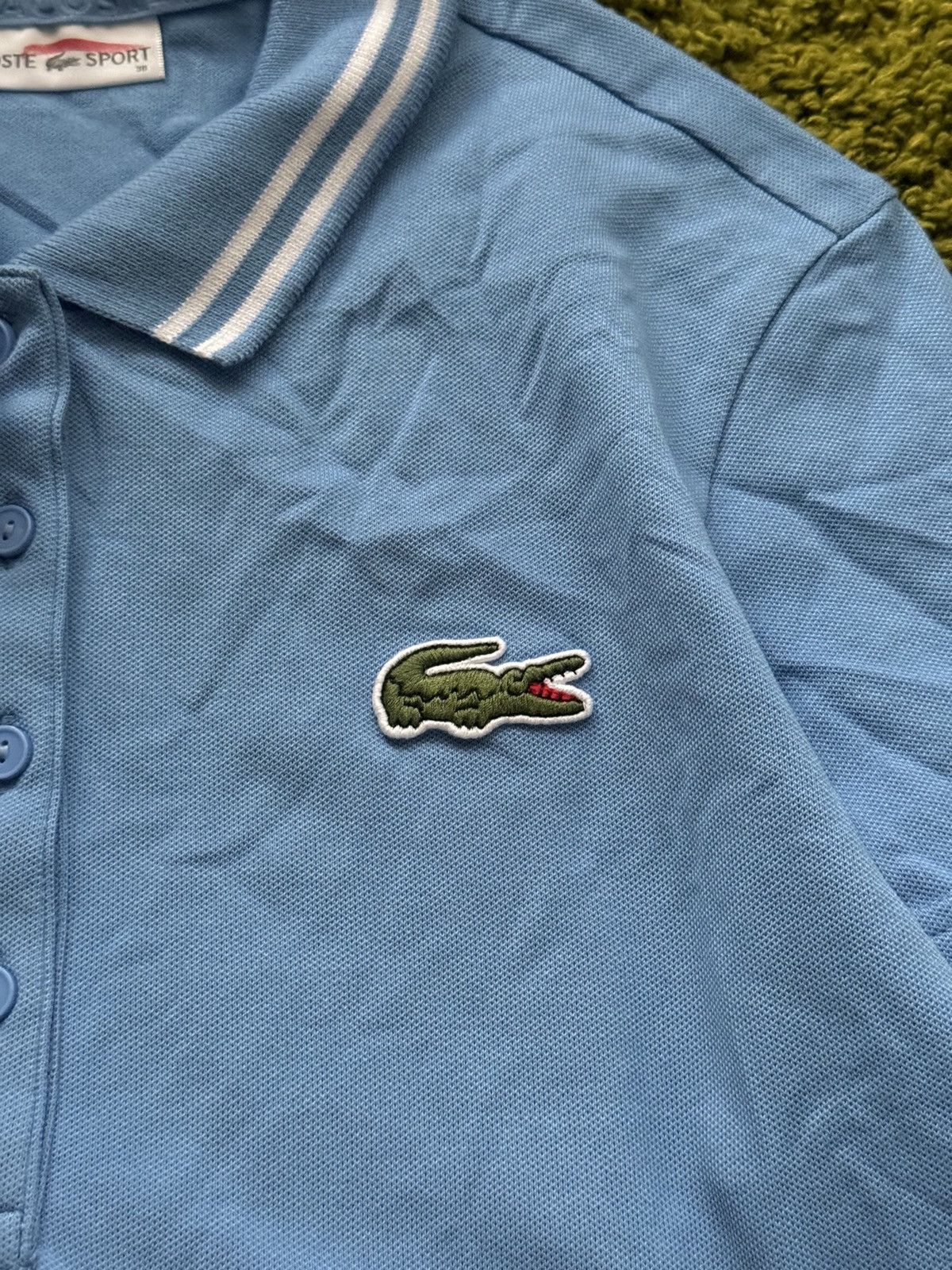 Designer × Lacoste 🐊 Lacoste NWT blue polo t-shirt Size M / US 6-8 / IT 42-44 - 5 Thumbnail