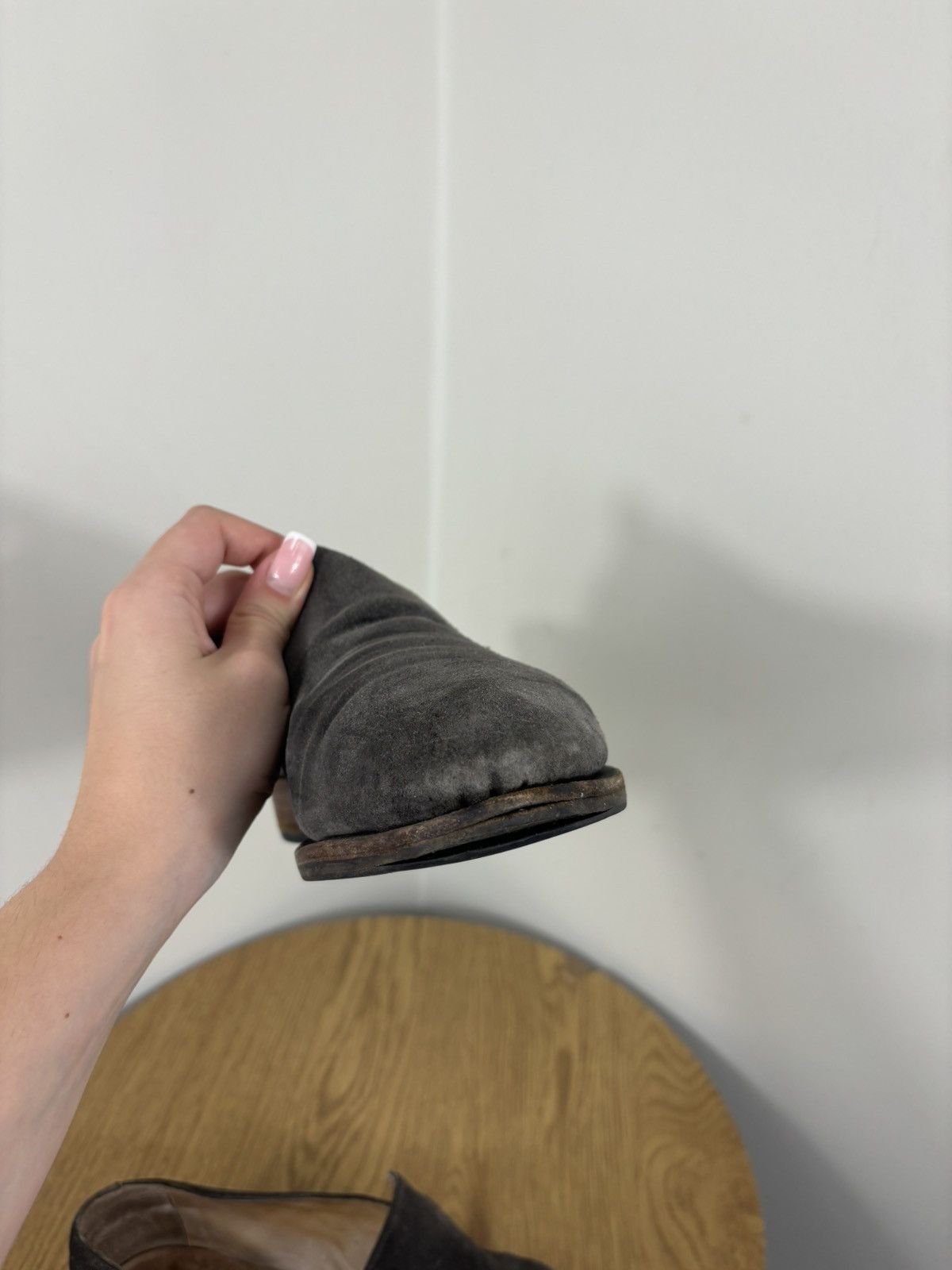 Brunello Cucinelli Brunello Cucinelli Italian Luxury Gray Suede Loafers Shoes Size US 10 / IT 40 - 24 Thumbnail