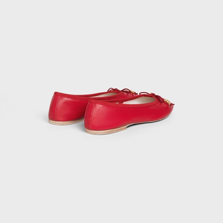 Celine o1loc1c1124 Flats in Red Size US 6 / IT 36 - 3 Thumbnail