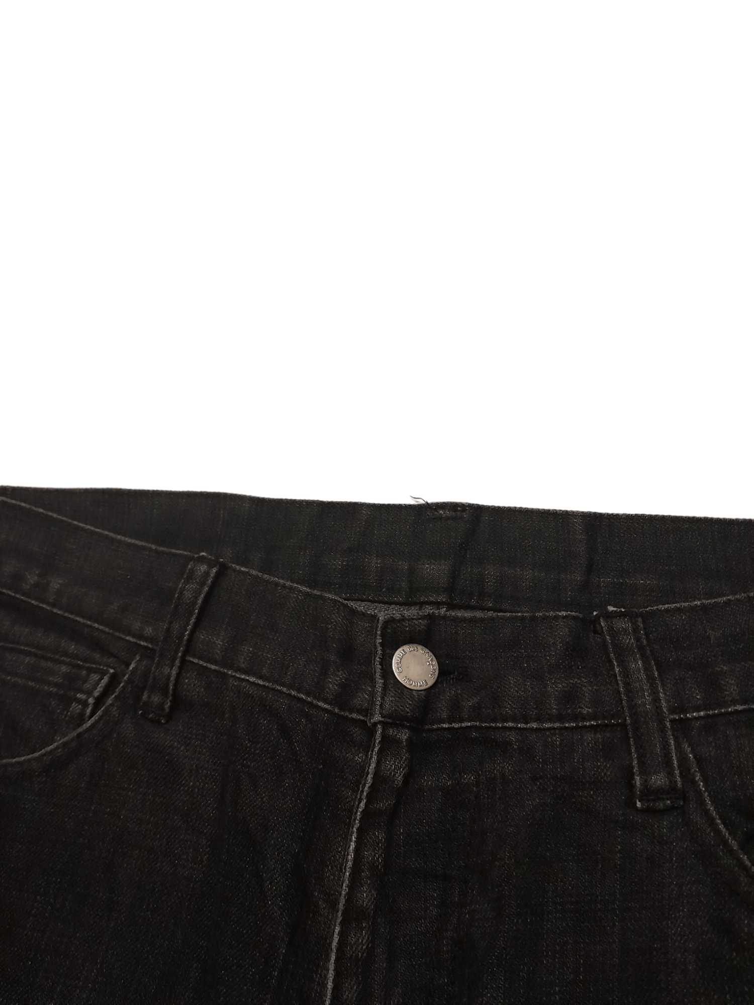 Comme des Garcons × Vintage COMME DES GARCONS Denim JAPAN (S198) waist 35 Size US 35 - 4 Thumbnail