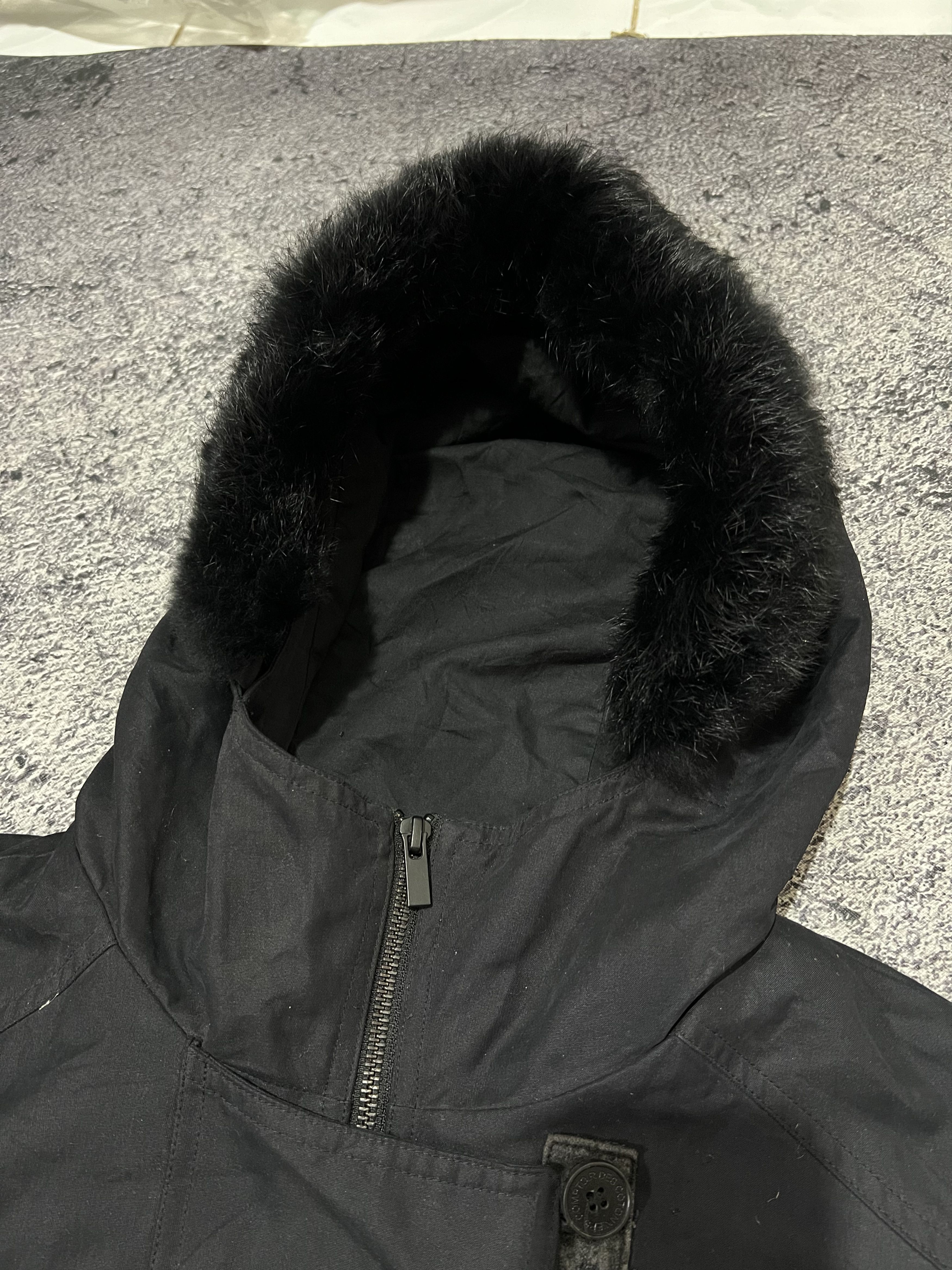 Japanese Brand 2000s Archival Japan Y's Asymmetric Hybrid Fur y2k Lgb Ifsix Size US M / EU 48-50 / 2 - 2 Thumbnail
