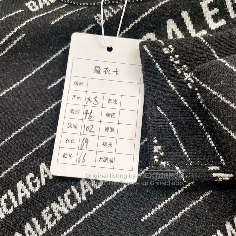 Balenciaga Balenciaga Black Logo-Embellished Top Size US XS / EU 42 / 0 - 9 Thumbnail