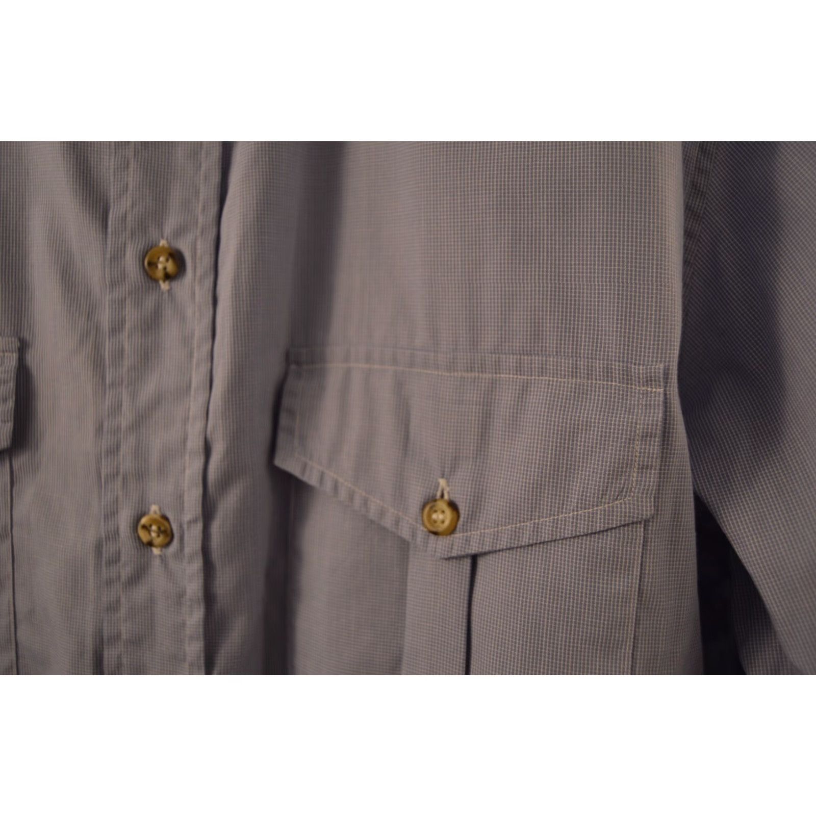 Vintage Paslo Gennari Firenze Button Shirt Men's Italy Blue XL Cotton Shirt Size US XL / EU 56 / 4 - 5 Thumbnail