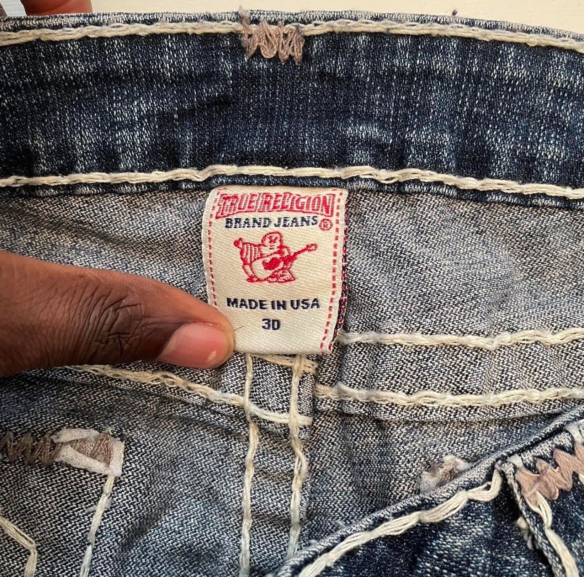 True Religion True Religion Stella Super 7 Skinny Jean Size 30" / US 8 / IT 44 - 4 Thumbnail
