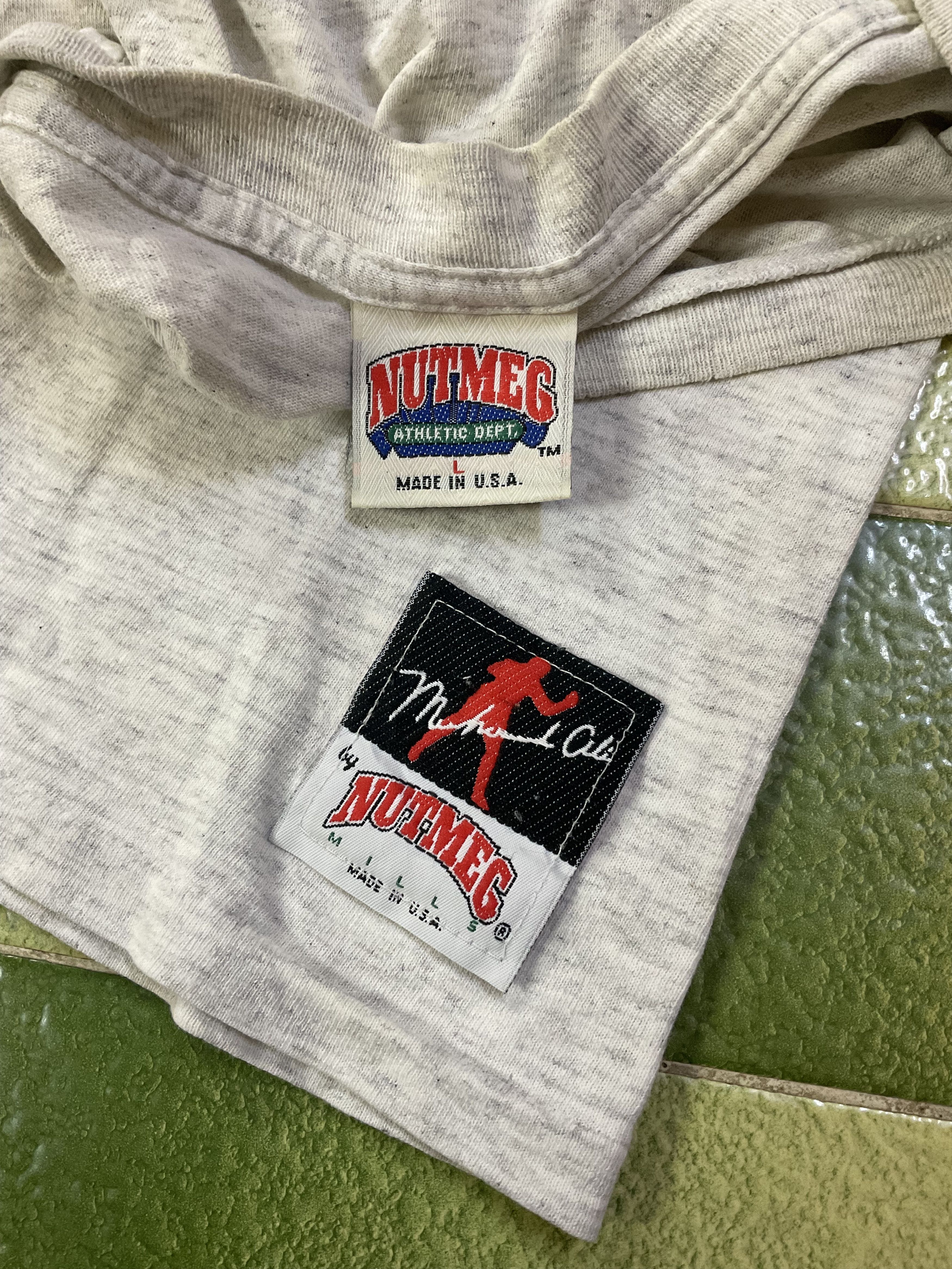 Nutmeg Vintage 90s Muhammad Ali Boxing T-Shirt by Nutmeg Mills Size US L / EU 52-54 / 3 - 5 Thumbnail