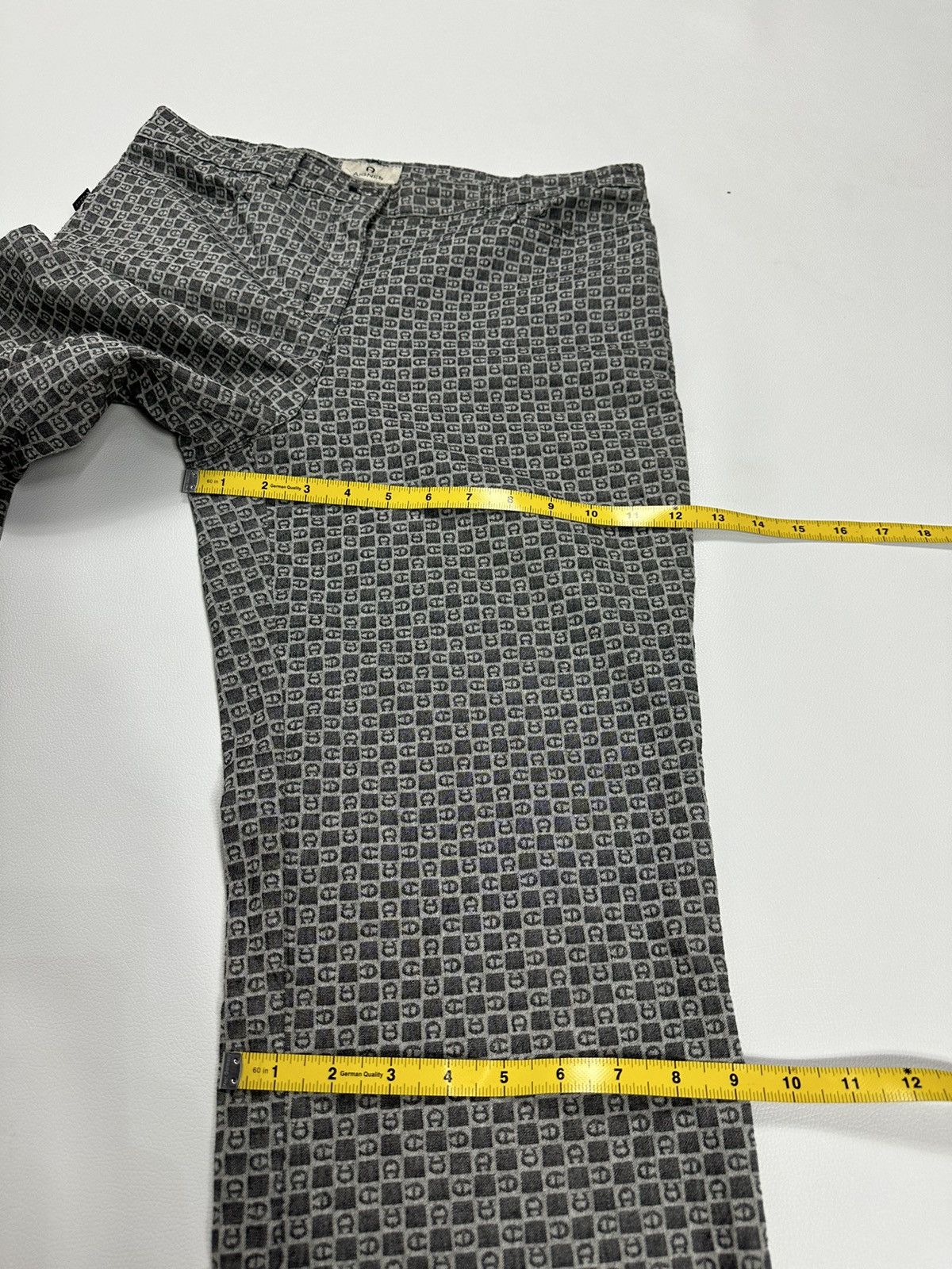 Aigner × Etienne Aigner Aigner monogram pants Pantalone denim Size 30" / US 8 / IT 44 - 19 Thumbnail