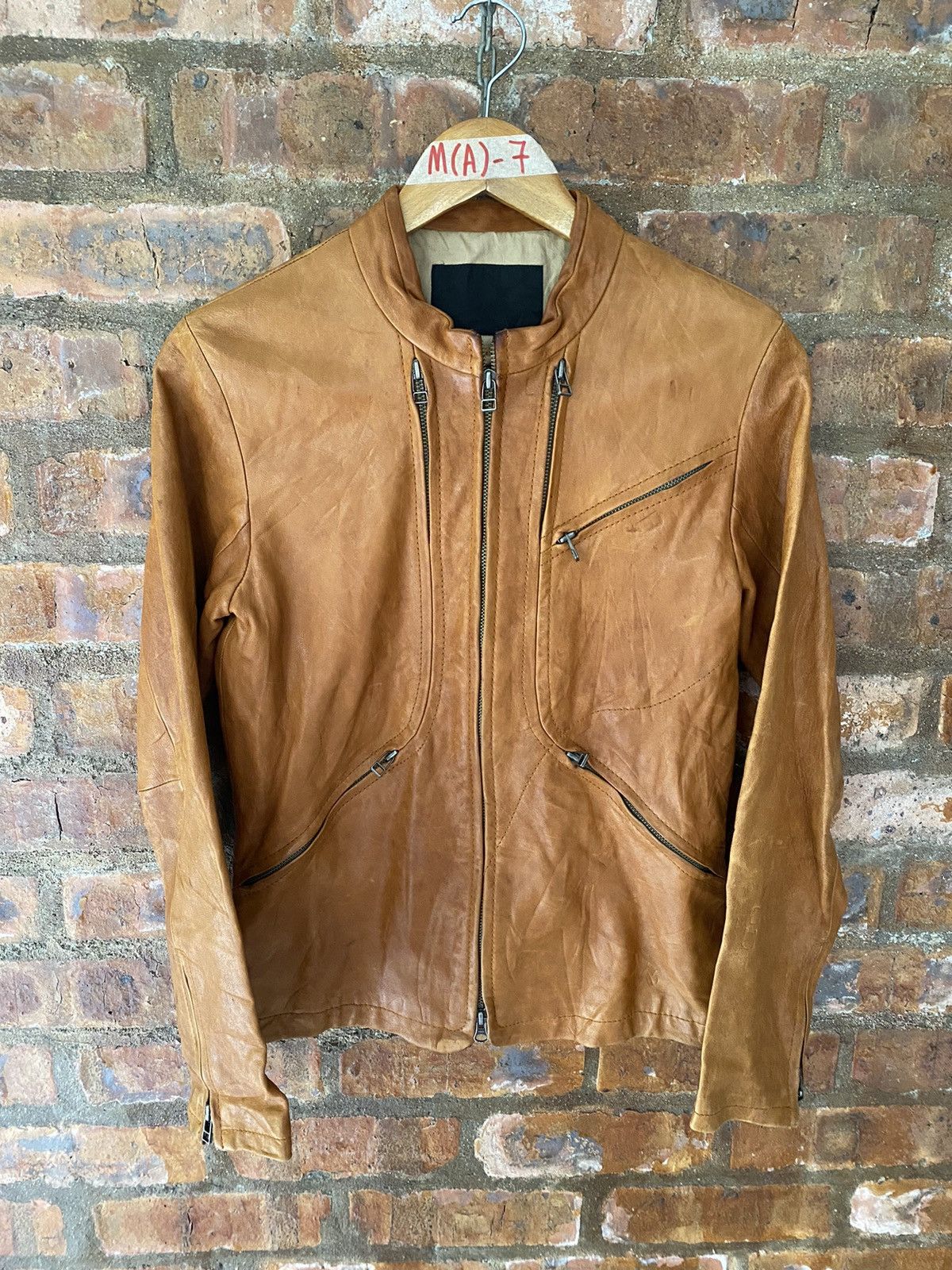 TALKING ABOUT THE ABSTRACTION 🔥🔥🔥TATA Multi Zipper lamb Leather Jacket Size US M / EU 48-50 / 2 - 2 Thumbnail