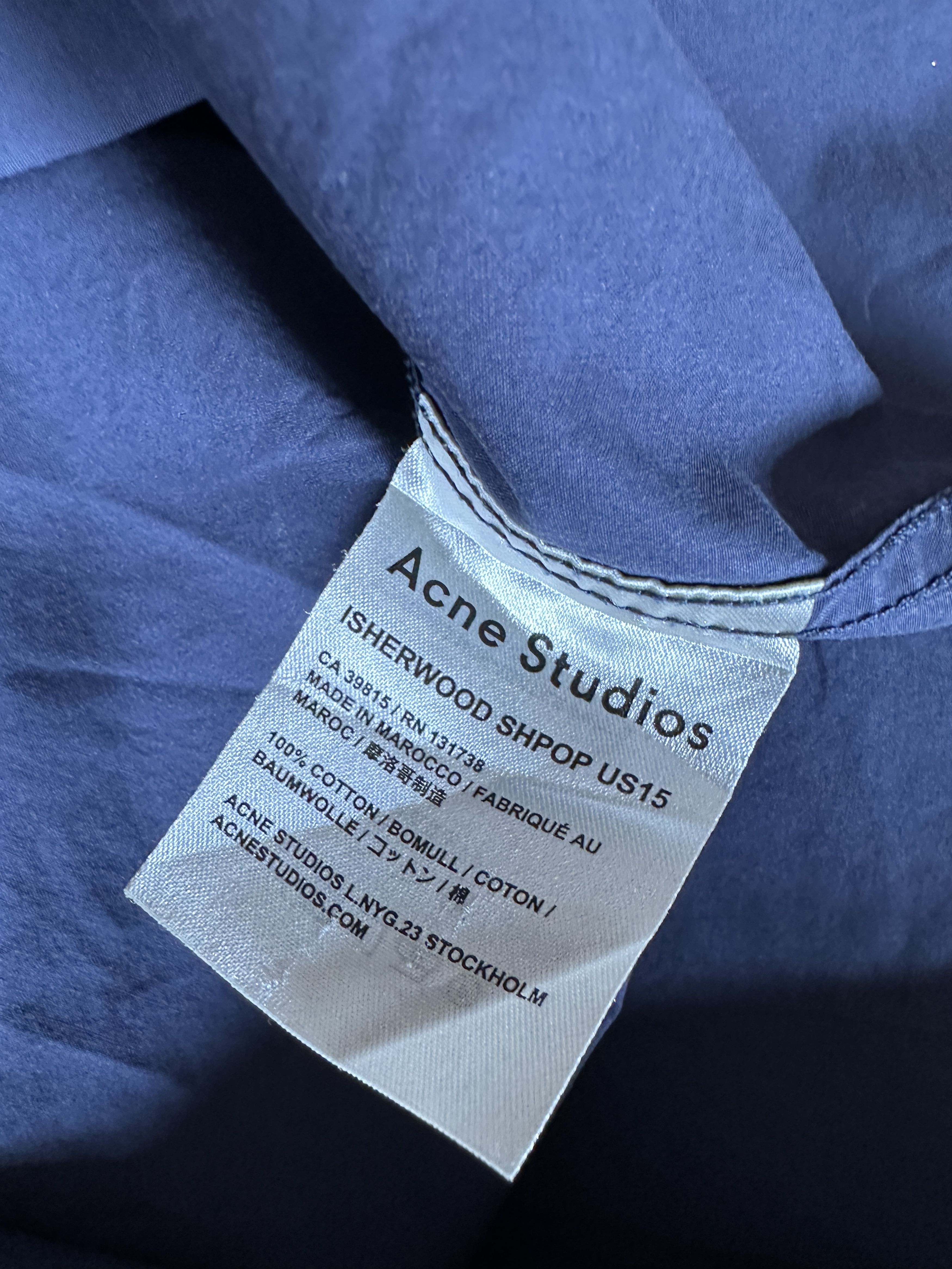 Acne Studios Acne Studios Button Up Shirt Size US S / EU 44-46 / 1 - 4 Thumbnail