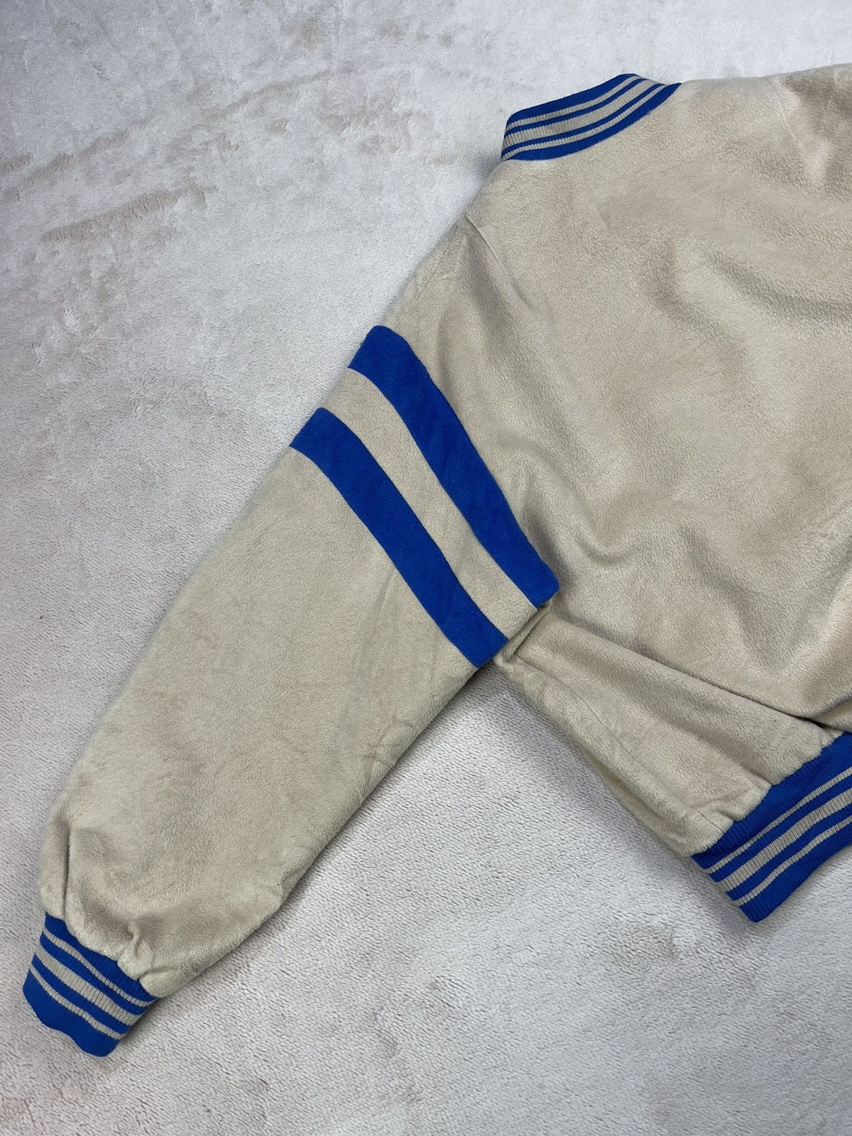 Japanese Brand JPN🇯🇵 REPIPI ARMARIO STRIPED VARSITY JACKET Size US L / EU 52-54 / 3 - 6 Thumbnail