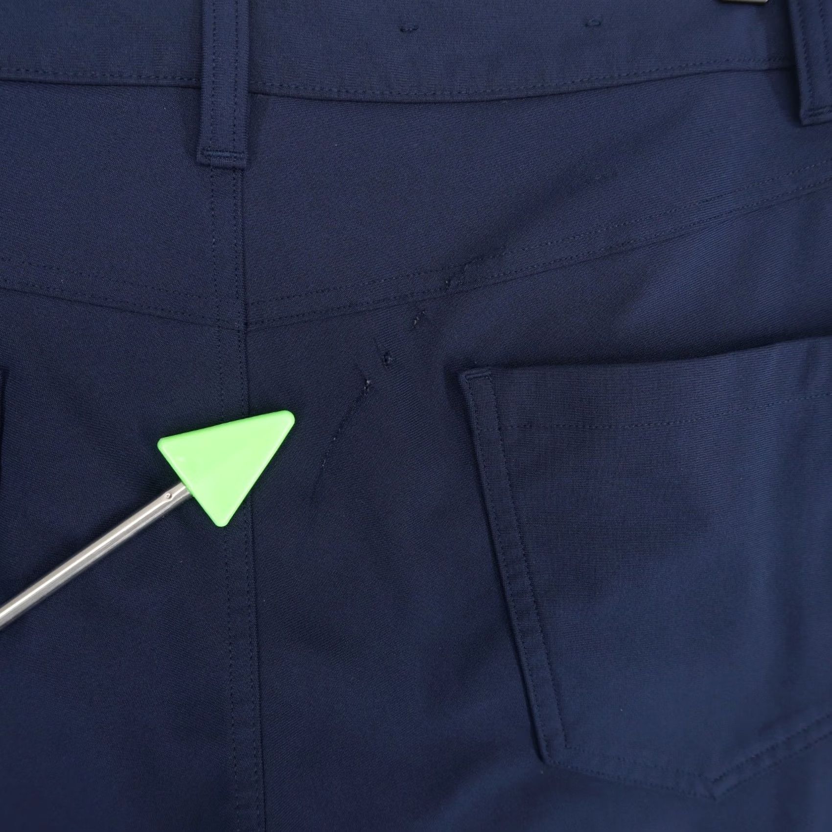 Lululemon Lululemon ABC Classic Fit Pants Mens 31 Blue Warpstreme 5 Pocket Flaws Wool?? Size US 31 - 5 Thumbnail
